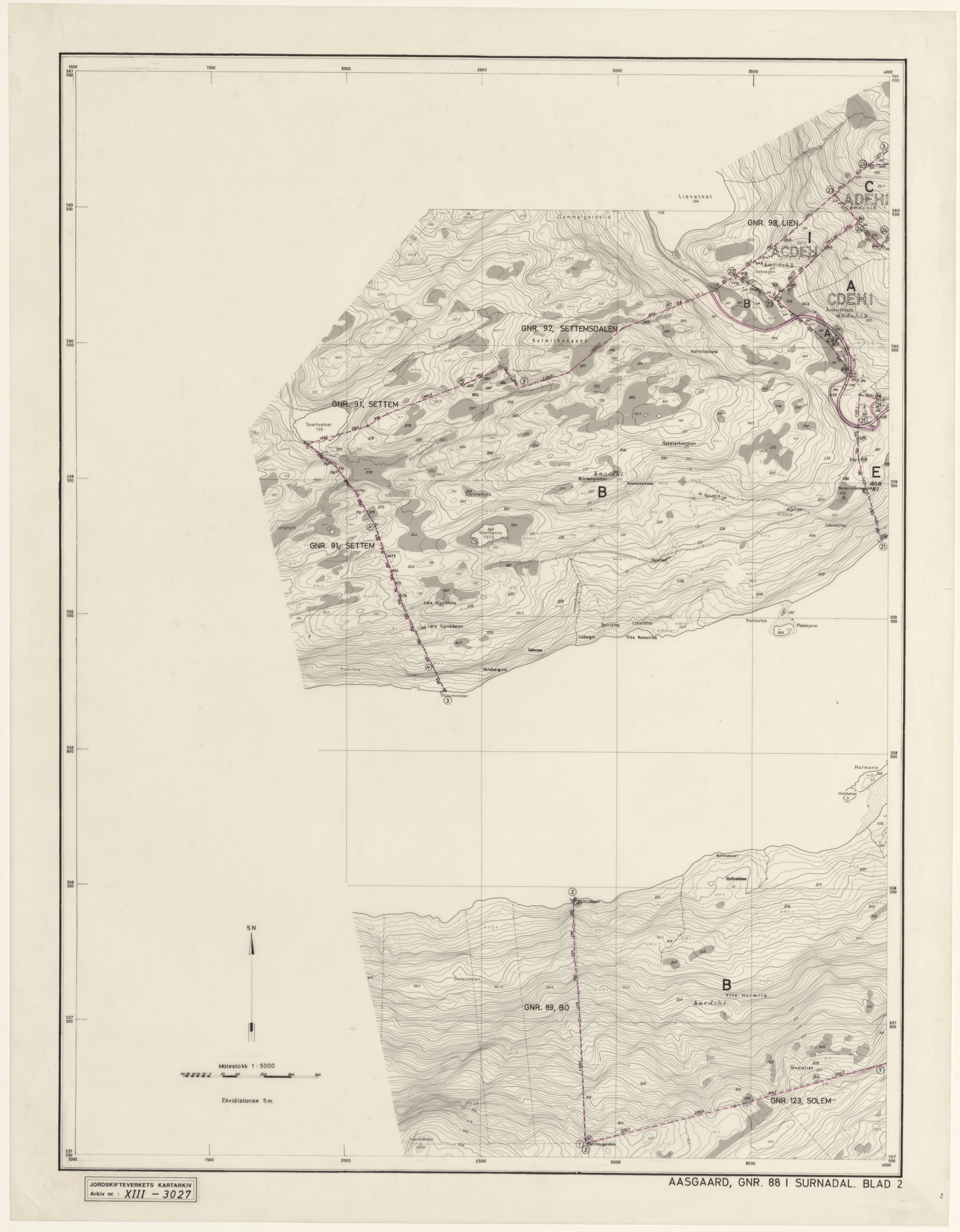 Jordskifteverkets kartarkiv, AV/RA-S-3929/T, 1859-1988, p. 3816