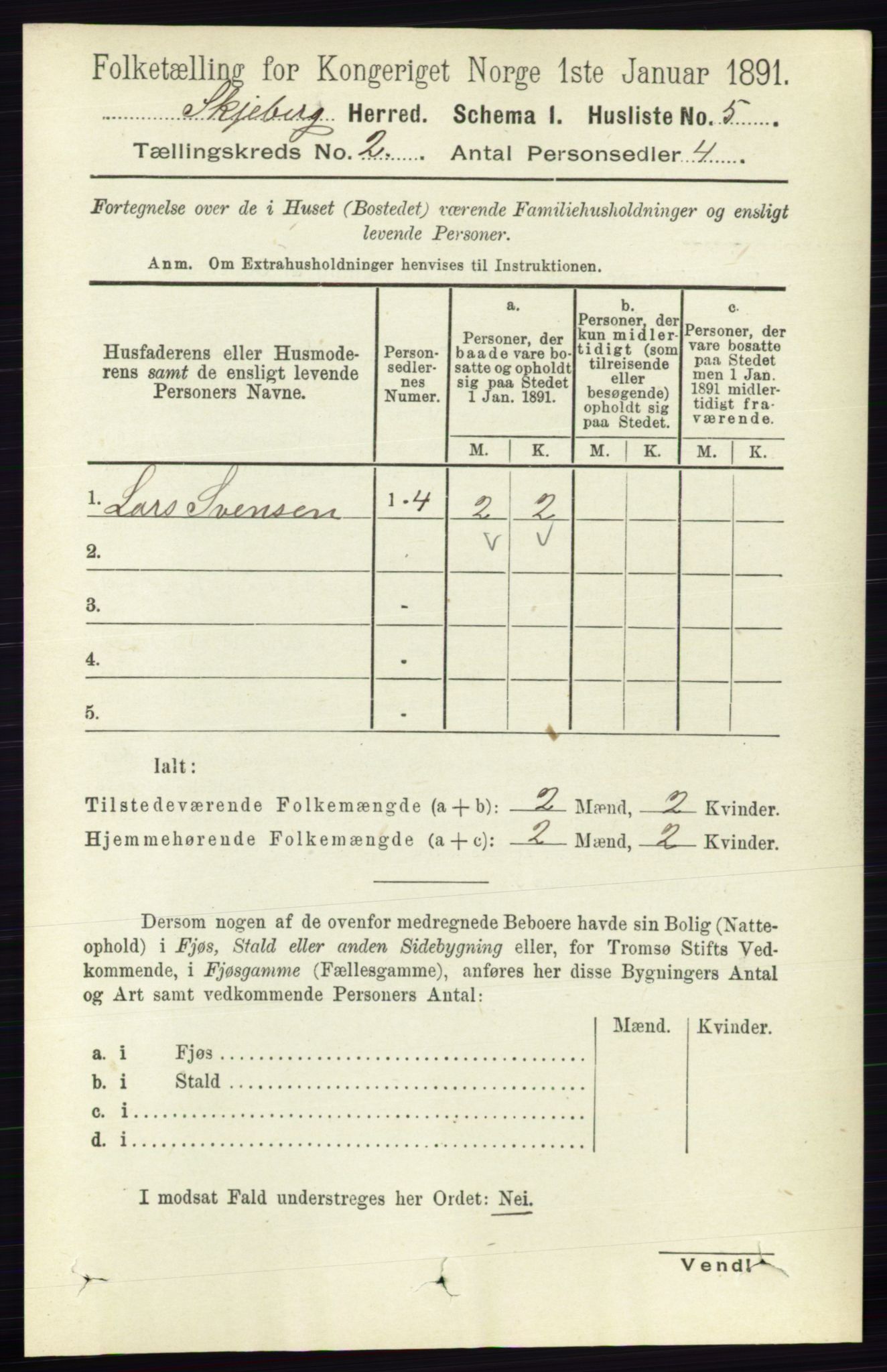 RA, 1891 census for 0115 Skjeberg, 1891, p. 814