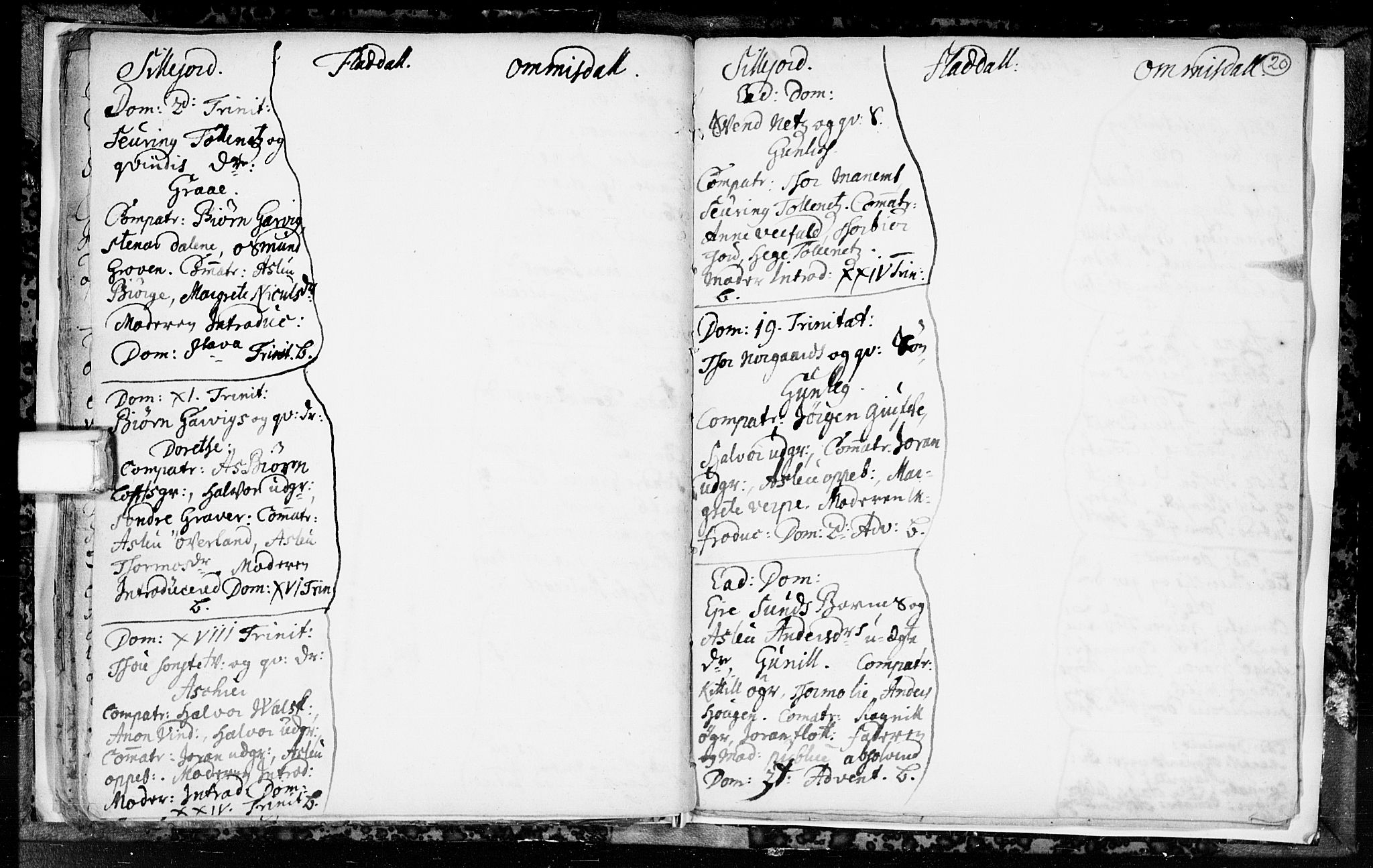 Seljord kirkebøker, SAKO/A-20/F/Fa/L0003: Parish register (official) no. I 3, 1714-1725, p. 20