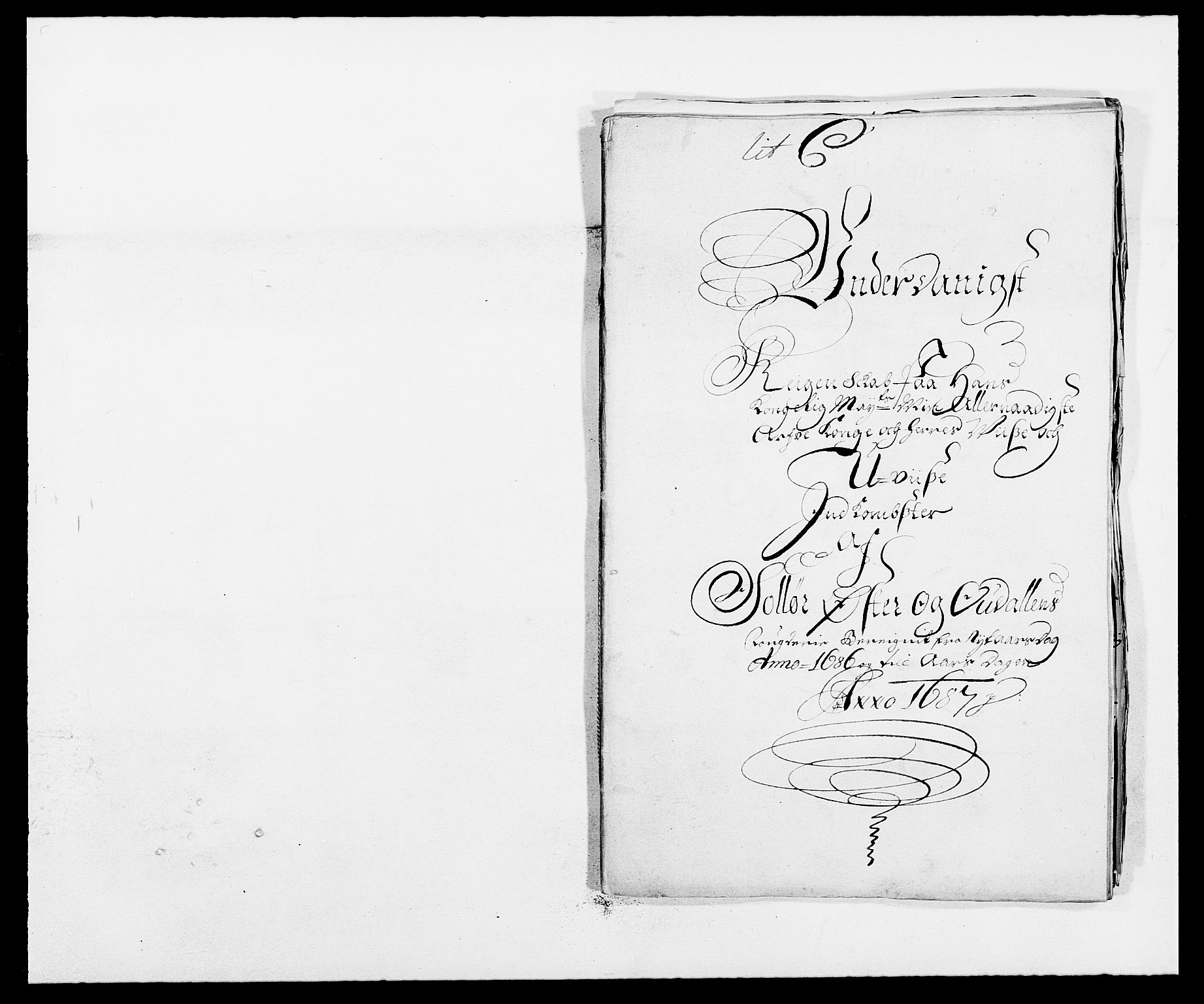 Rentekammeret inntil 1814, Reviderte regnskaper, Fogderegnskap, RA/EA-4092/R13/L0823: Fogderegnskap Solør, Odal og Østerdal, 1686, p. 2