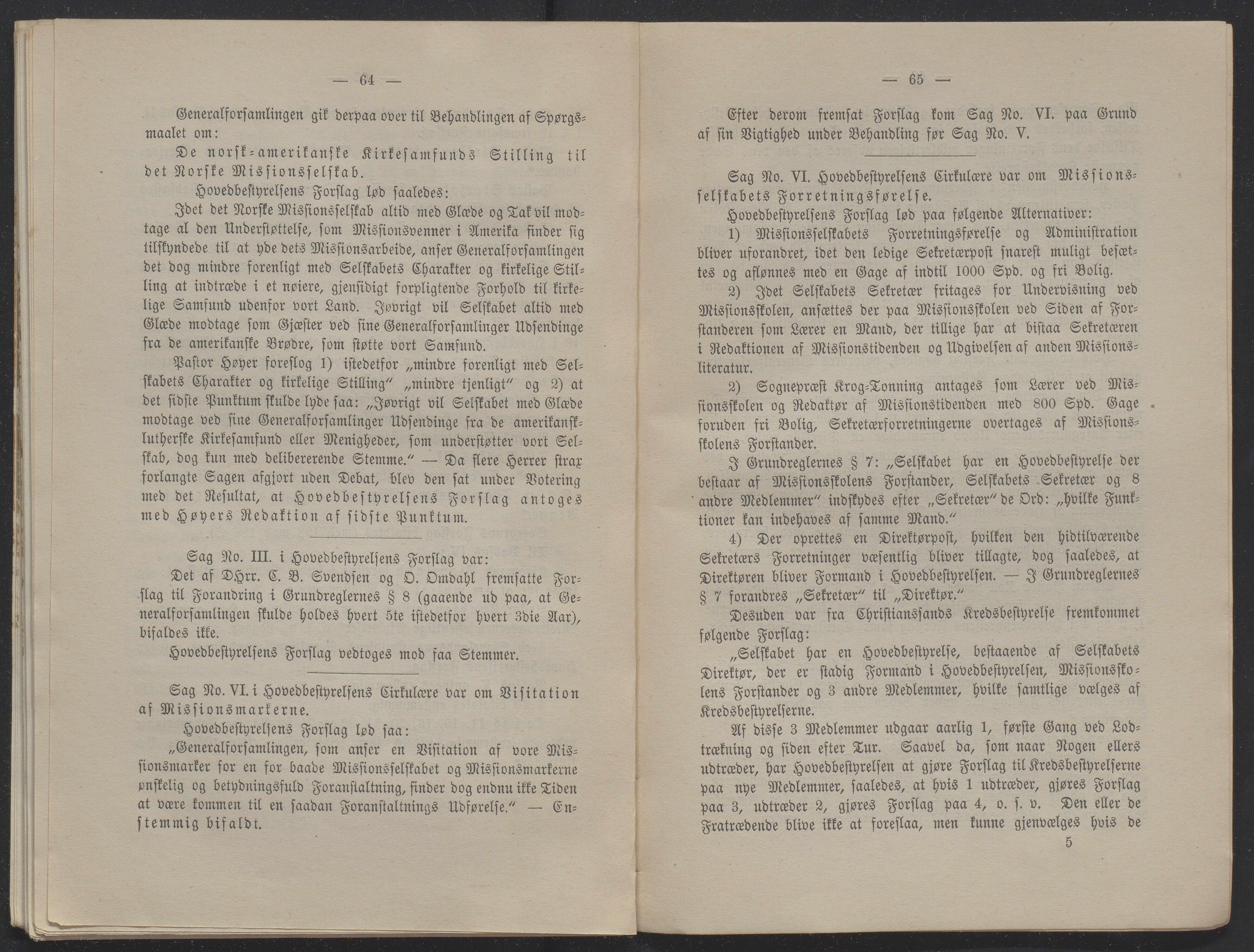 Det Norske Misjonsselskap - hovedadministrasjonen, VID/MA-A-1045/D/Db/Dba/L0338/0004: Beretninger, Bøker, Skrifter o.l   / Årsberetninger 34, 1876, p. 64-65