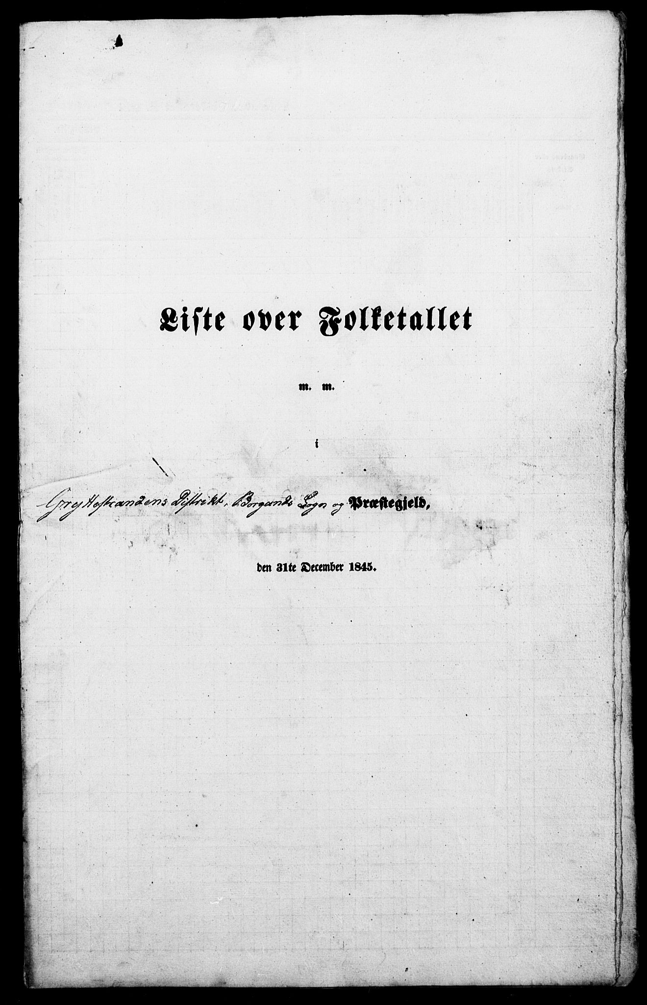 SAT, Census 1845 for Borgund, 1845, p. 12