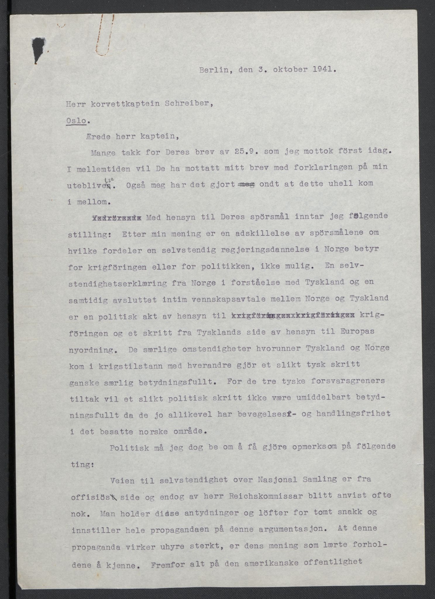 Landssvikarkivet, Oslo politikammer, AV/RA-S-3138-01/D/Da/L0003: Dnr. 29, 1945, p. 1143