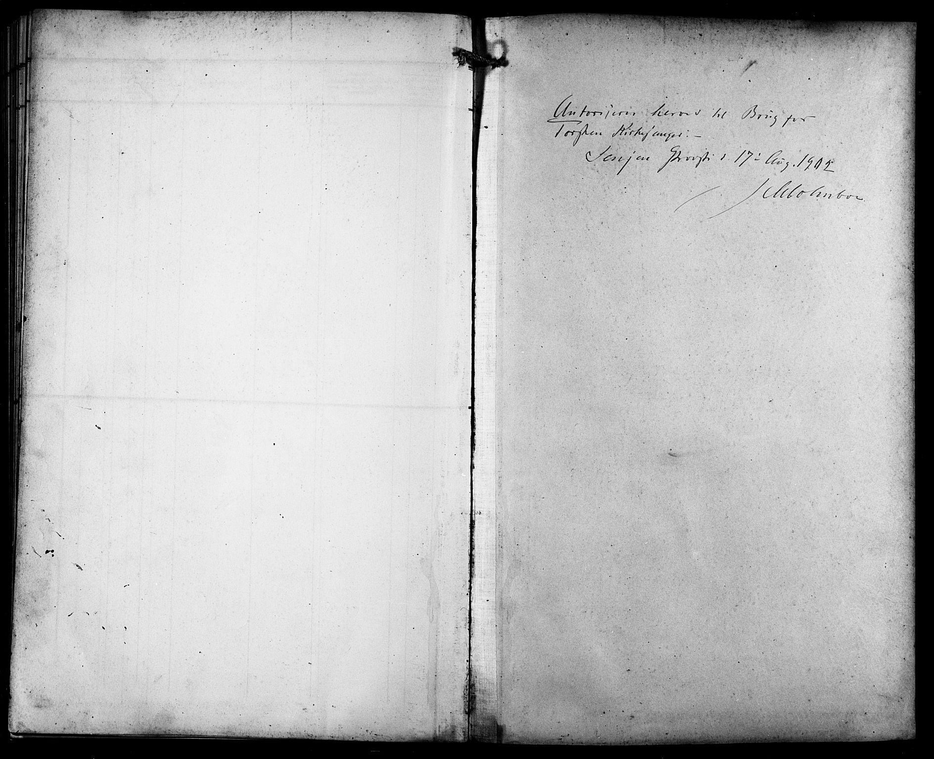 Berg sokneprestkontor, SATØ/S-1318/G/Ga/Gab/L0013klokker: Parish register (copy) no. 13, 1902-1922