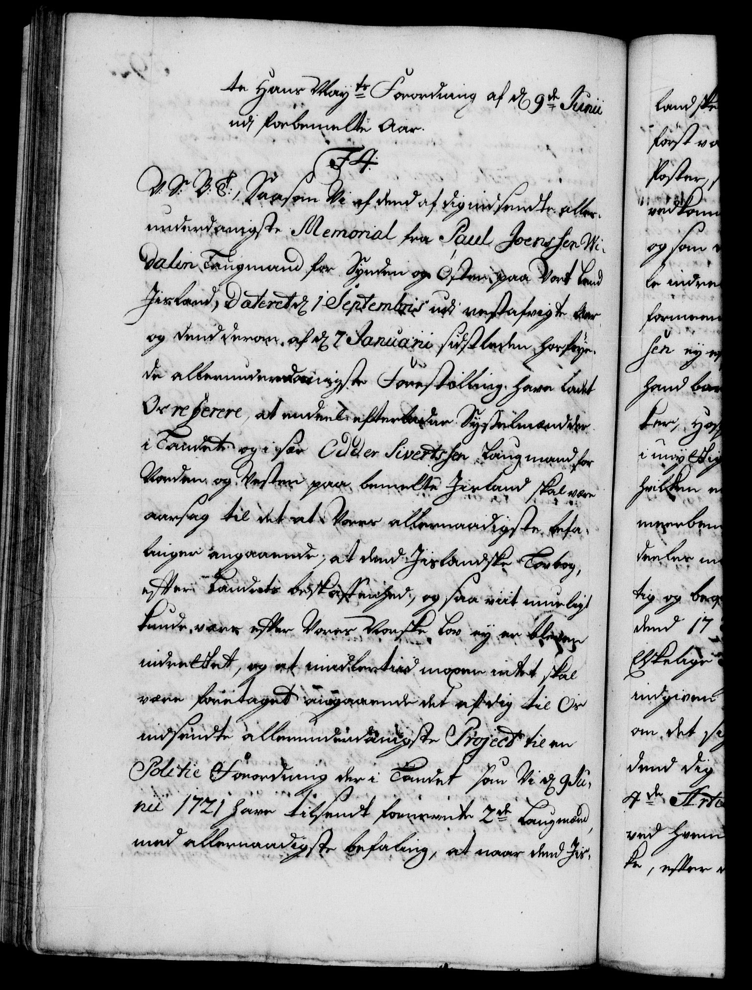 Danske Kanselli 1572-1799, AV/RA-EA-3023/F/Fc/Fca/Fcab/L0022: Norske tegnelser, 1722-1724, p. 592b