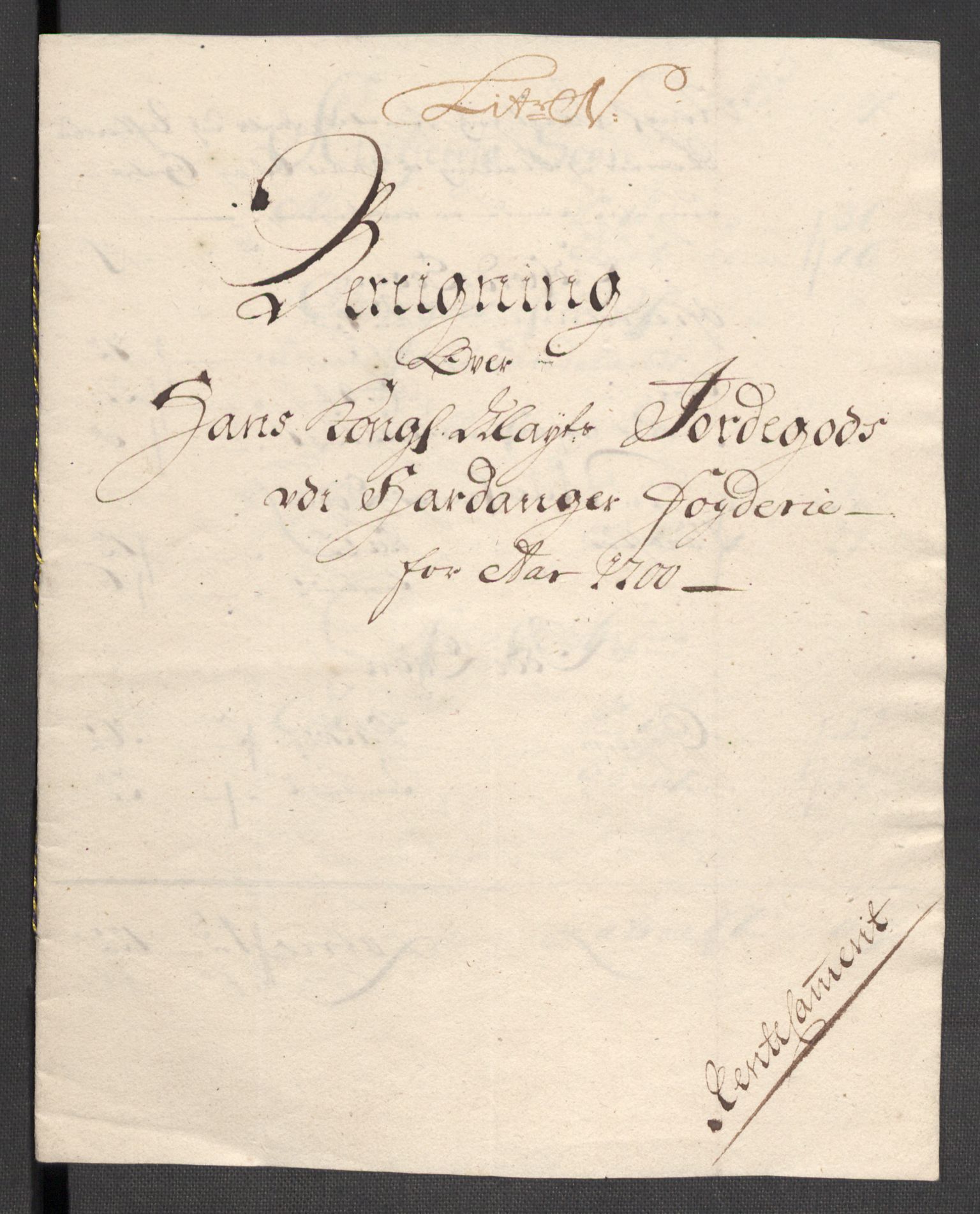 Rentekammeret inntil 1814, Reviderte regnskaper, Fogderegnskap, RA/EA-4092/R48/L2979: Fogderegnskap Sunnhordland og Hardanger, 1700-1701, p. 161