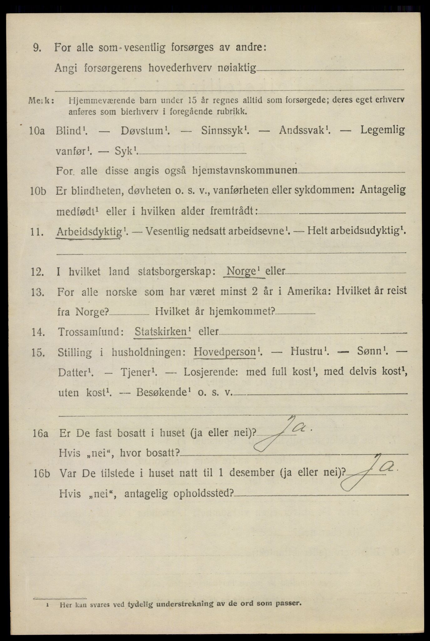 SAO, 1920 census for Hobøl, 1920, p. 887