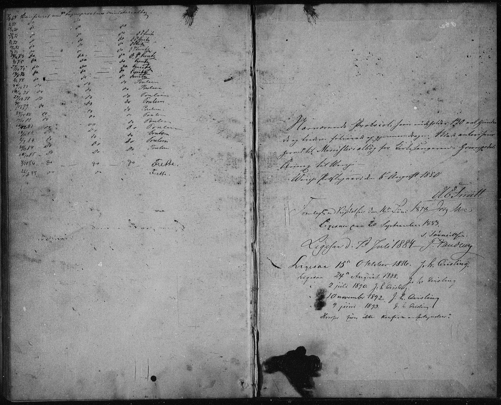 Vinje kirkebøker, AV/SAKO-A-312/G/Gc/L0001: Parish register (copy) no. III 1, 1850-1893