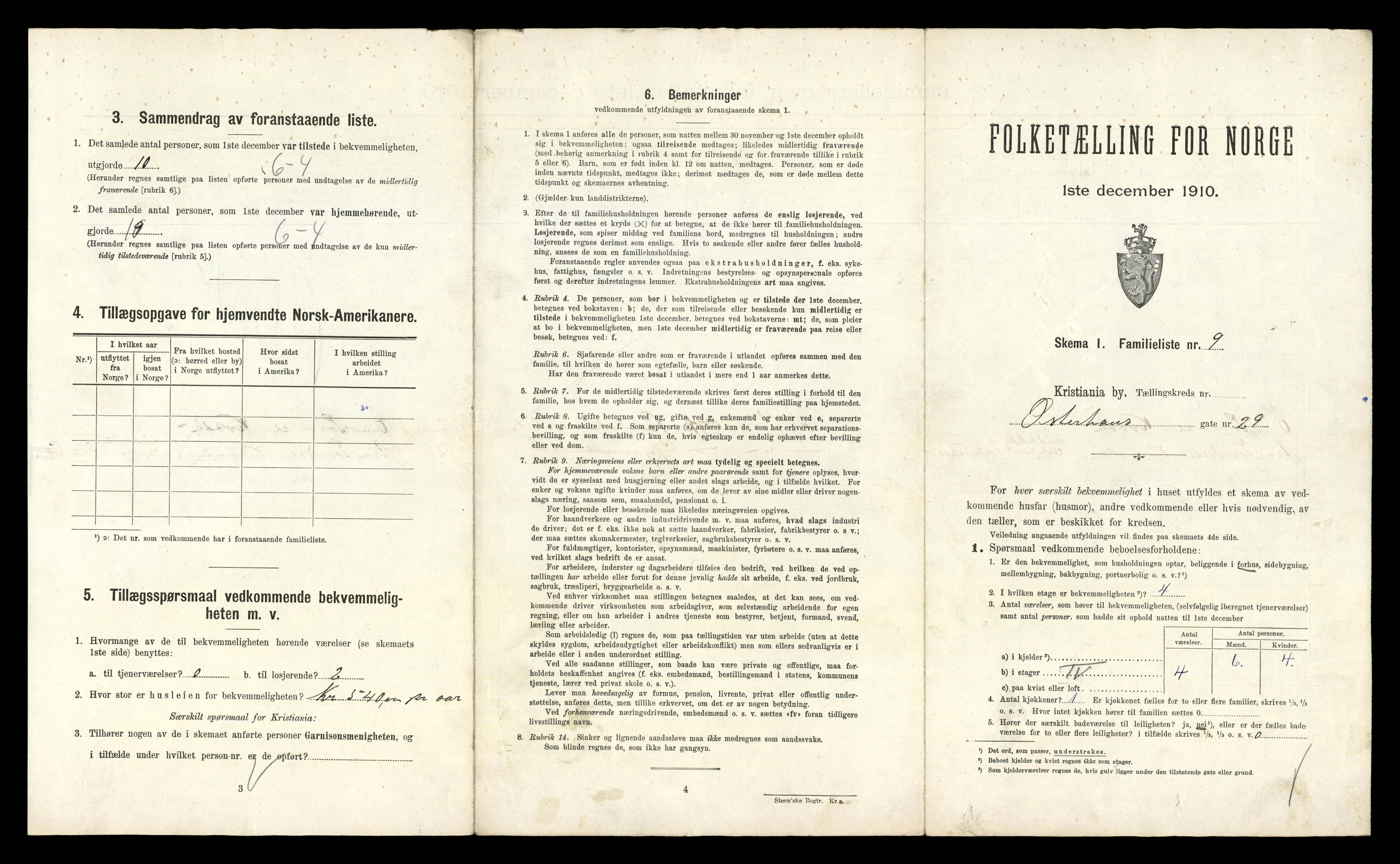 RA, 1910 census for Kristiania, 1910, p. 75517