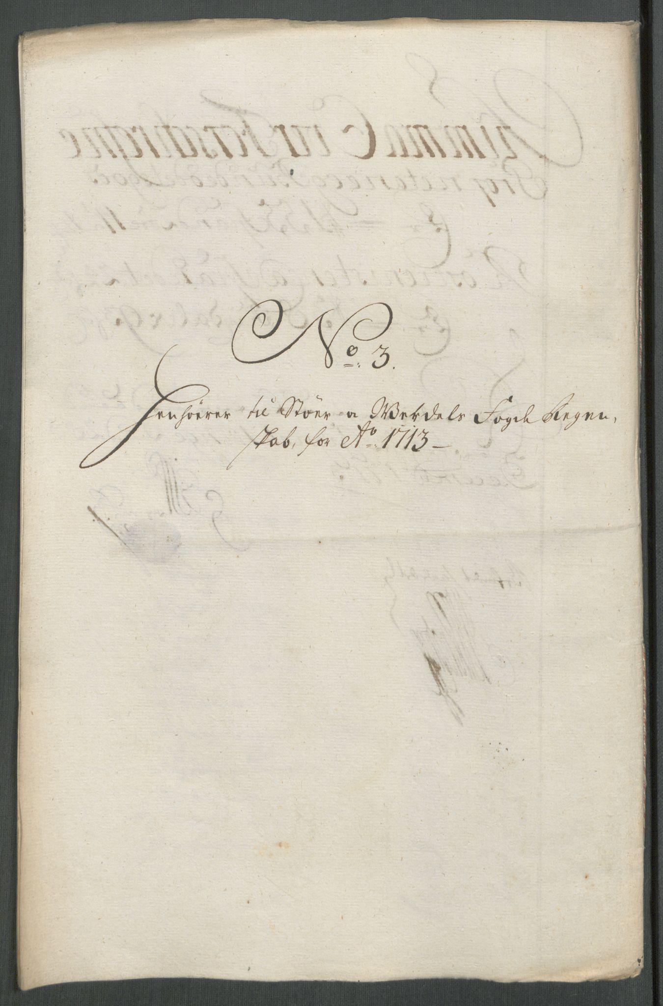 Rentekammeret inntil 1814, Reviderte regnskaper, Fogderegnskap, AV/RA-EA-4092/R62/L4203: Fogderegnskap Stjørdal og Verdal, 1713, p. 100