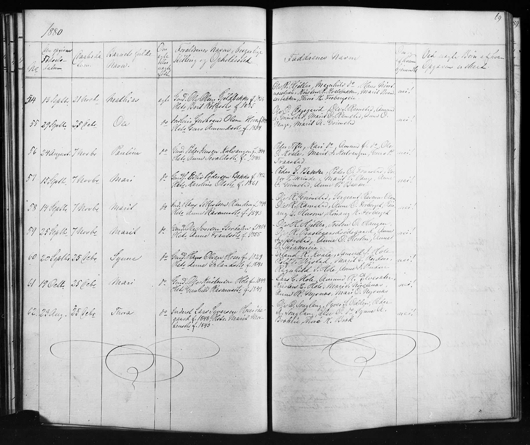Skjåk prestekontor, SAH/PREST-072/H/Ha/Hab/L0001: Parish register (copy) no. 1, 1865-1893, p. 69