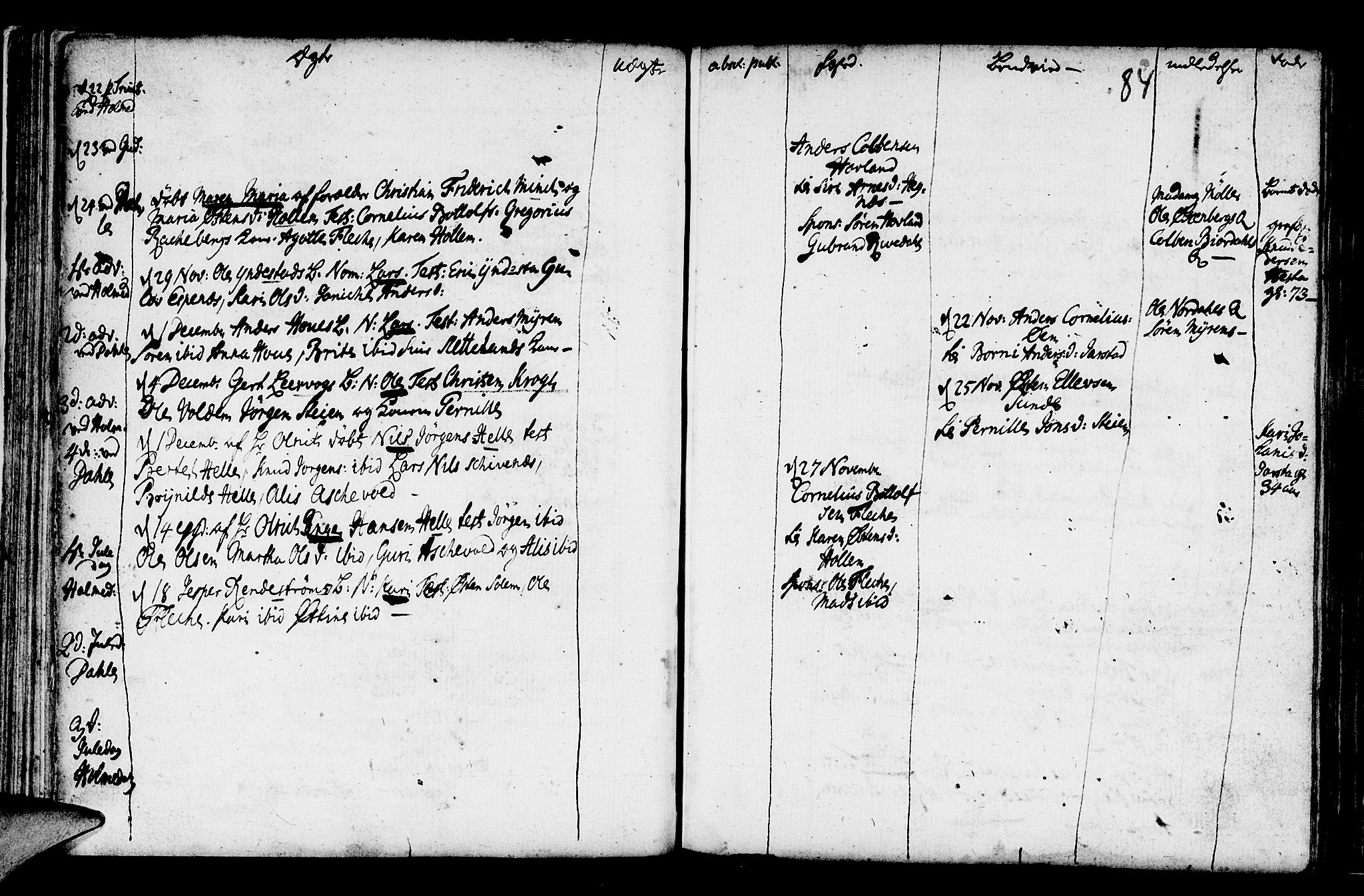 Fjaler sokneprestembete, AV/SAB-A-79801/H/Haa/Haaa/L0001: Parish register (official) no. A 1, 1755-1778, p. 84