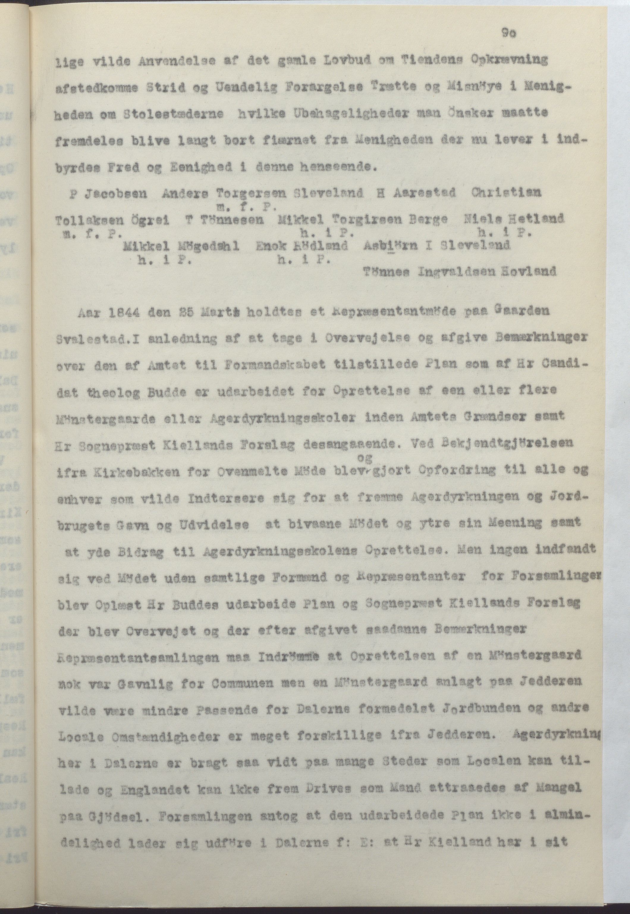 Helleland kommune - Formannskapet, IKAR/K-100479/A/Ab/L0001: Avskrift av møtebok, 1837-1866, p. 90