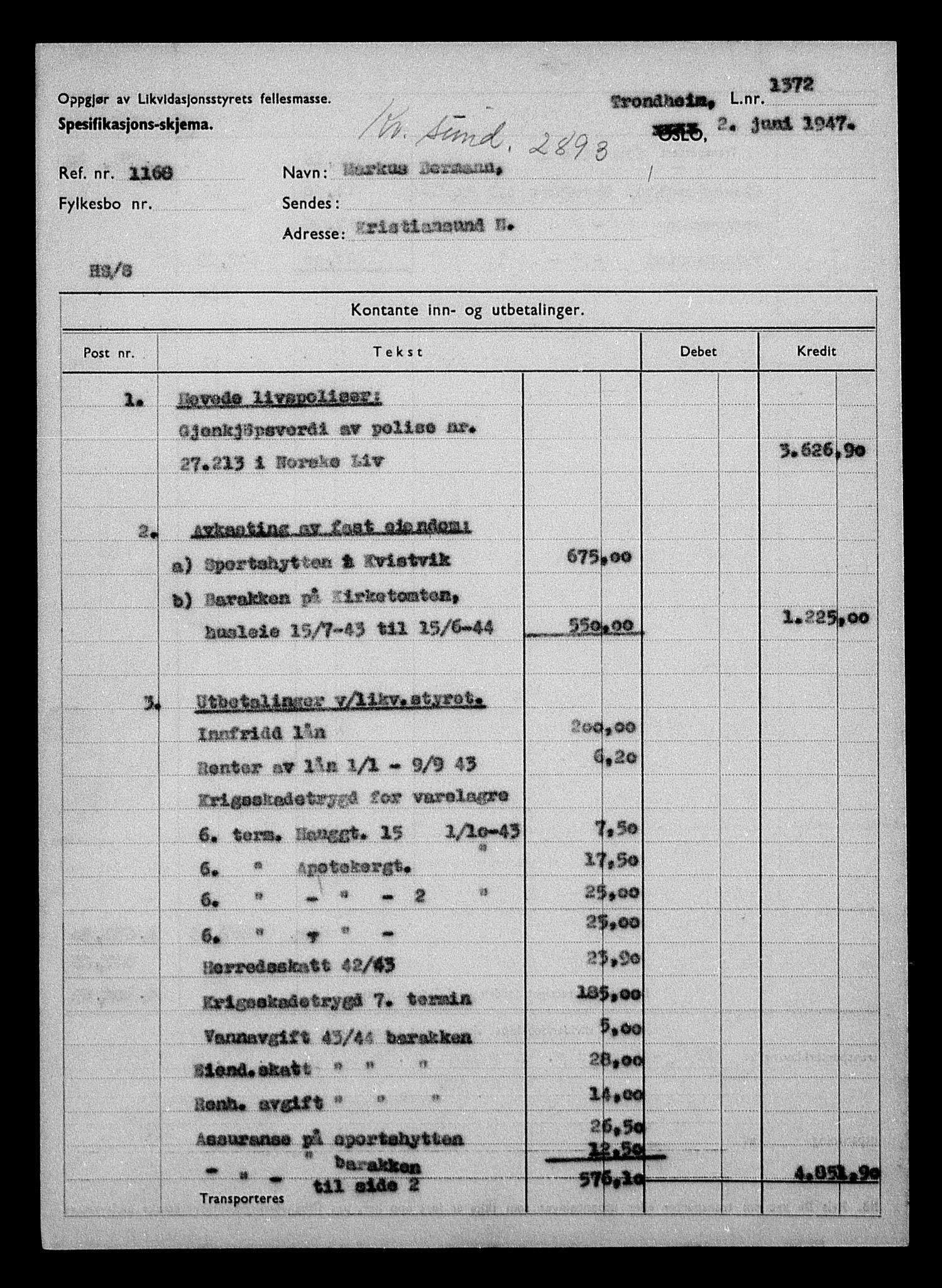 Justisdepartementet, Tilbakeføringskontoret for inndratte formuer, AV/RA-S-1564/H/Hc/Hcb/L0910: --, 1945-1947, p. 202