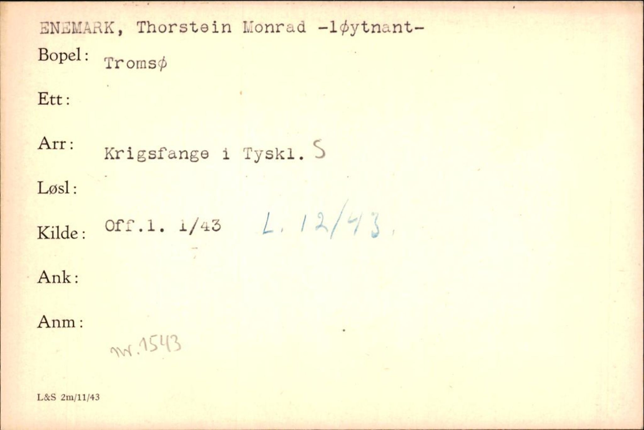 Forsvaret, Forsvarets krigshistoriske avdeling, AV/RA-RAFA-2017/Y/Yf/L0200: II-C-11-2102  -  Norske krigsfanger i Tyskland, 1940-1945, p. 225