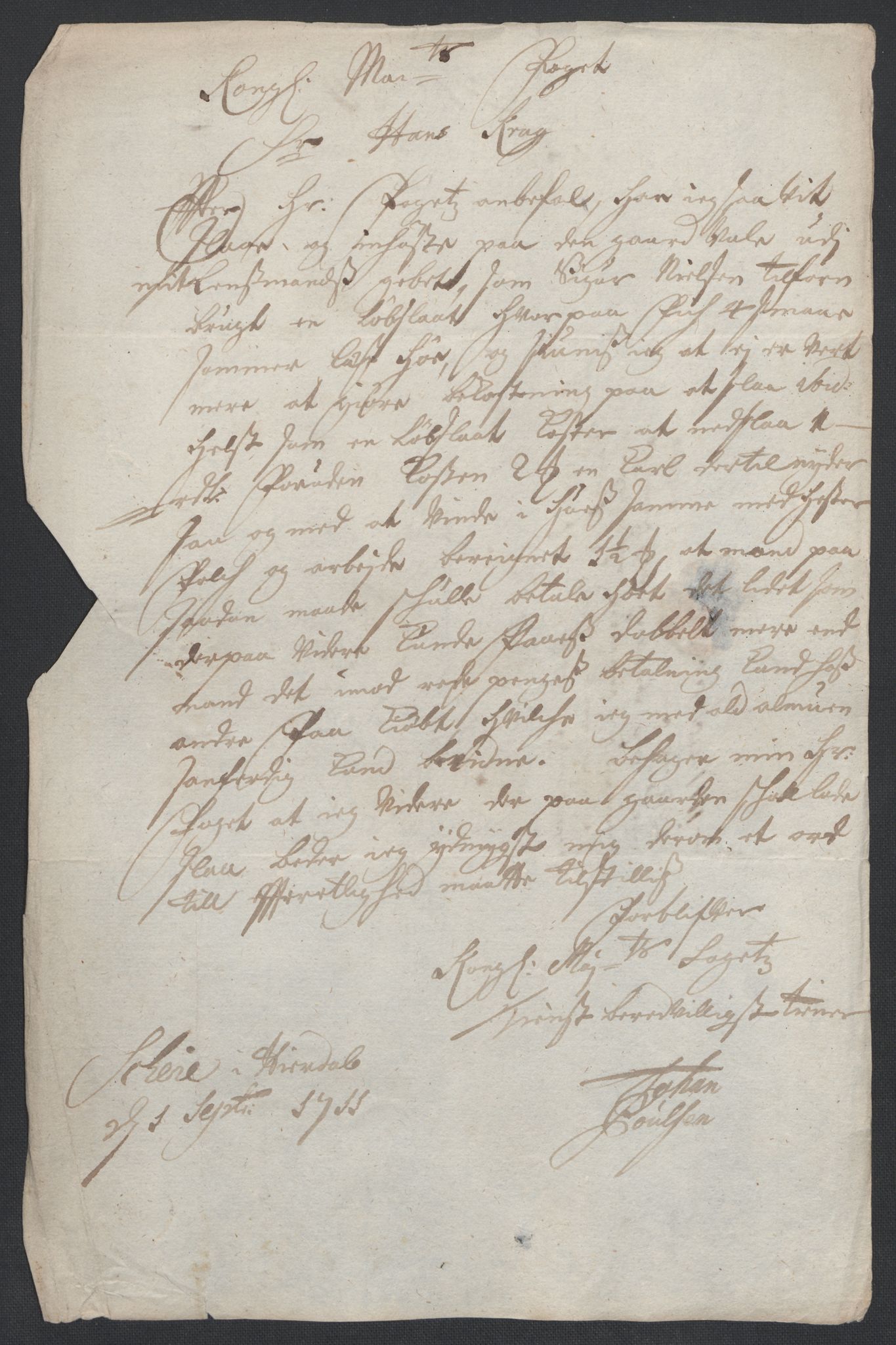 Rentekammeret inntil 1814, Reviderte regnskaper, Fogderegnskap, AV/RA-EA-4092/R36/L2120: Fogderegnskap Øvre og Nedre Telemark og Bamble, 1711, p. 292