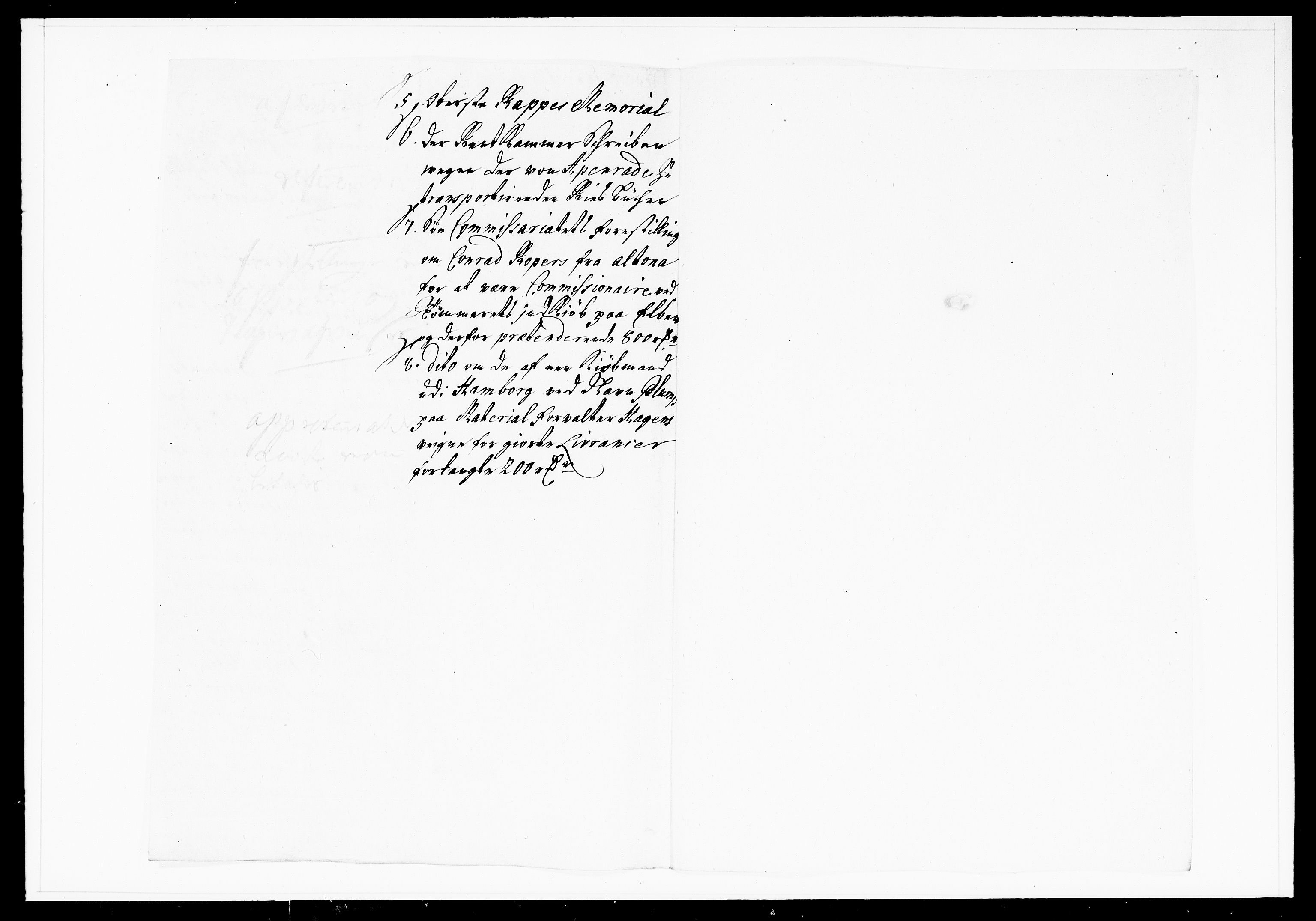 Krigskollegiet, Krigskancelliet, DRA/A-0006/-/1103-1107: Refererede sager, 1732, p. 169