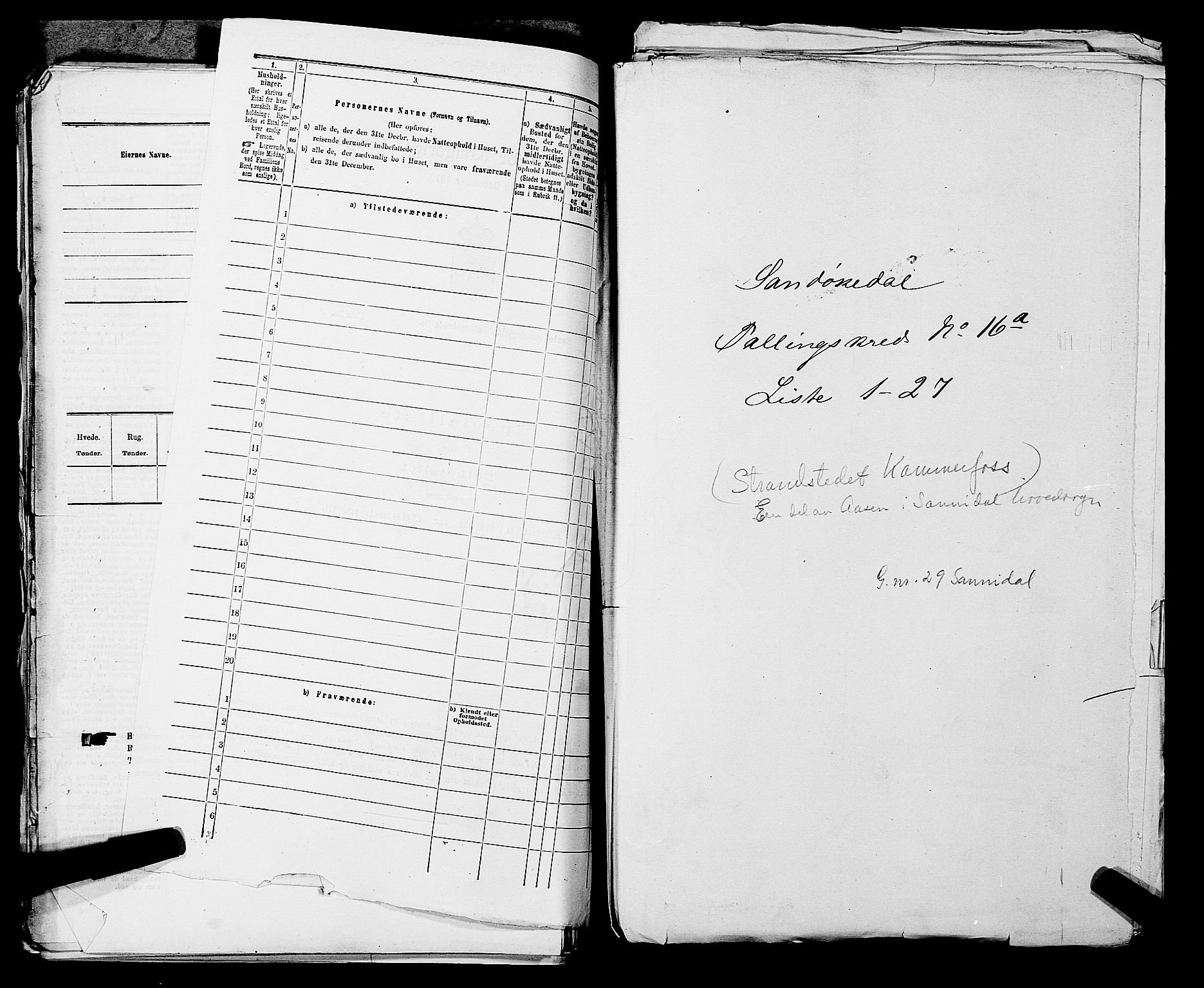 SAKO, 1875 census for 0816P Sannidal, 1875, p. 1223