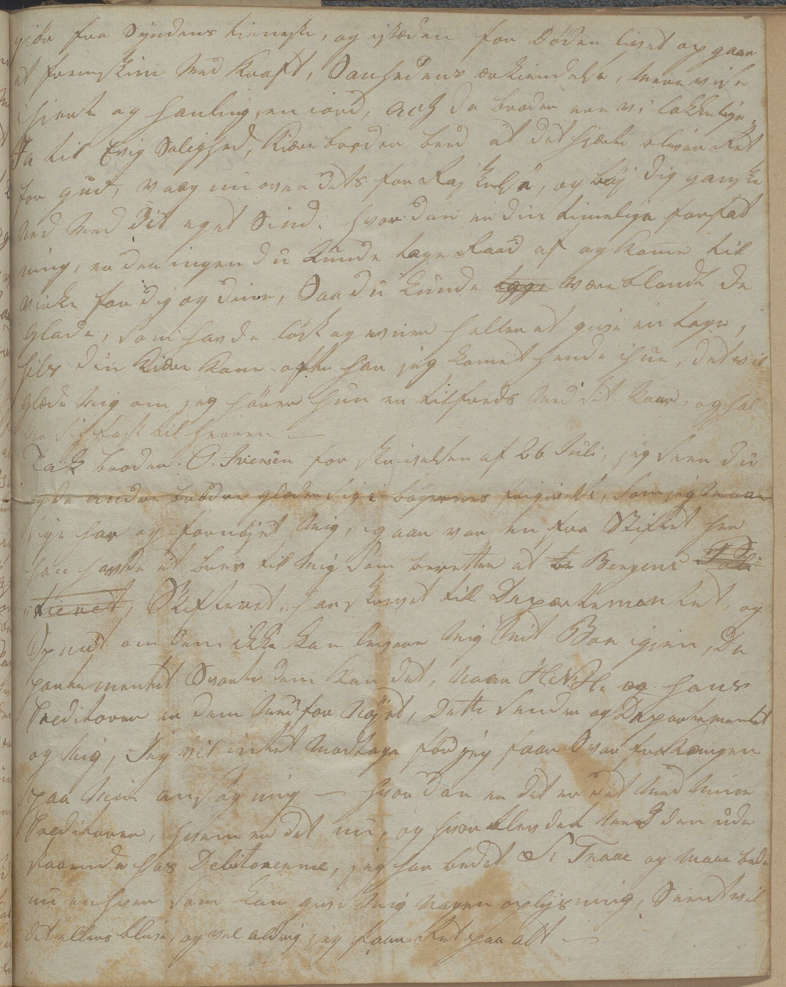 Heggtveitsamlingen, TMF/A-1007/H/L0052/0002: Innbundne brev Ms. S, med innlagt registratur / Innbundne brev Ms S, tillegg/Ad. S. , 1816-1824