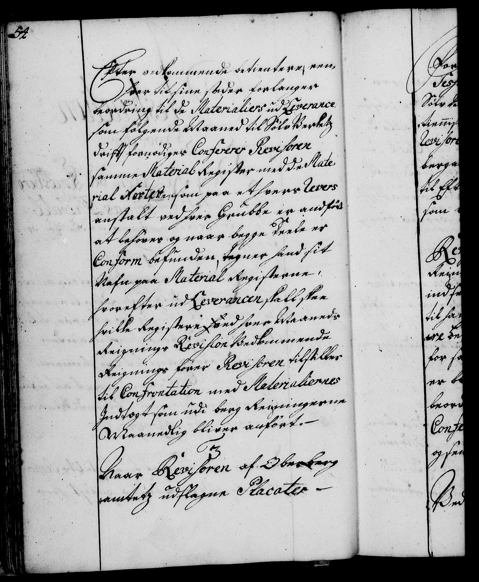 Rentekammeret, Kammerkanselliet, RA/EA-3111/G/Gg/Ggi/L0002: Norsk instruksjonsprotokoll med register (merket RK 53.35), 1729-1751, p. 54