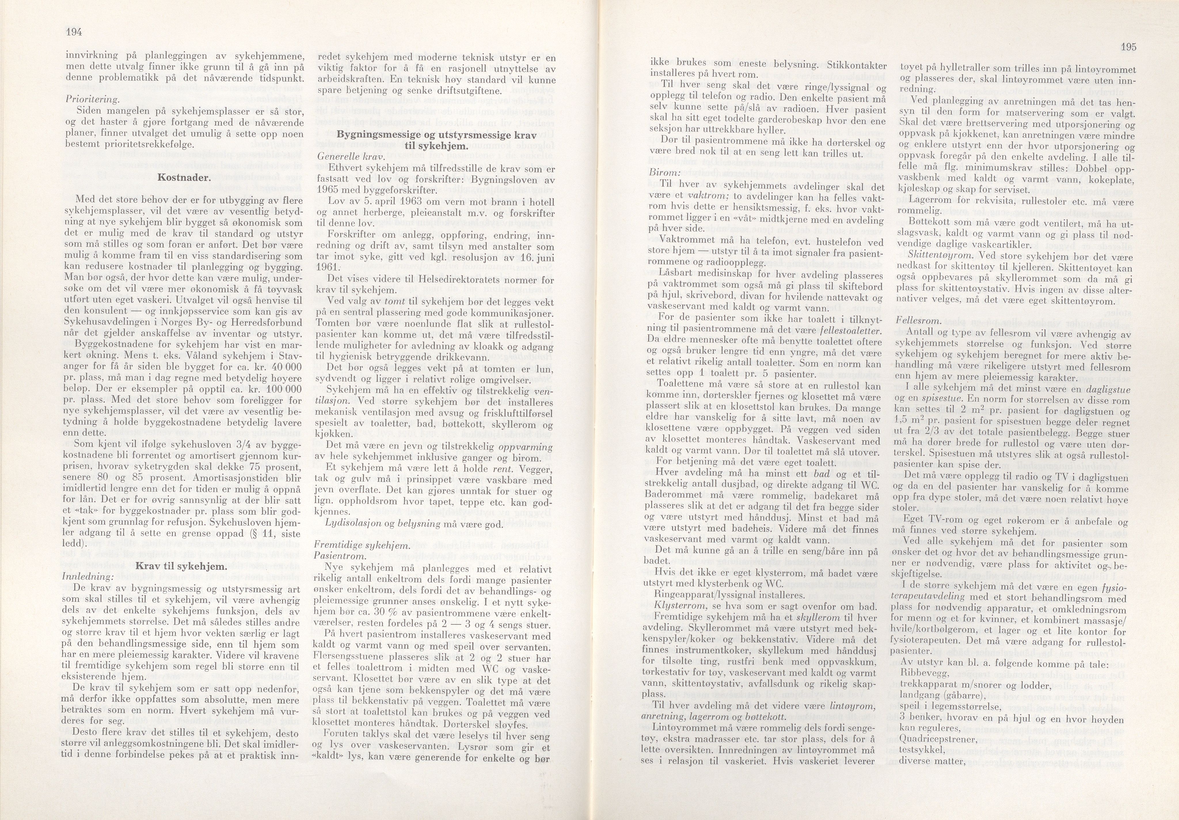 Rogaland fylkeskommune - Fylkesrådmannen , IKAR/A-900/A/Aa/Aaa/L0090: Møtebok , 1970, p. 194-195