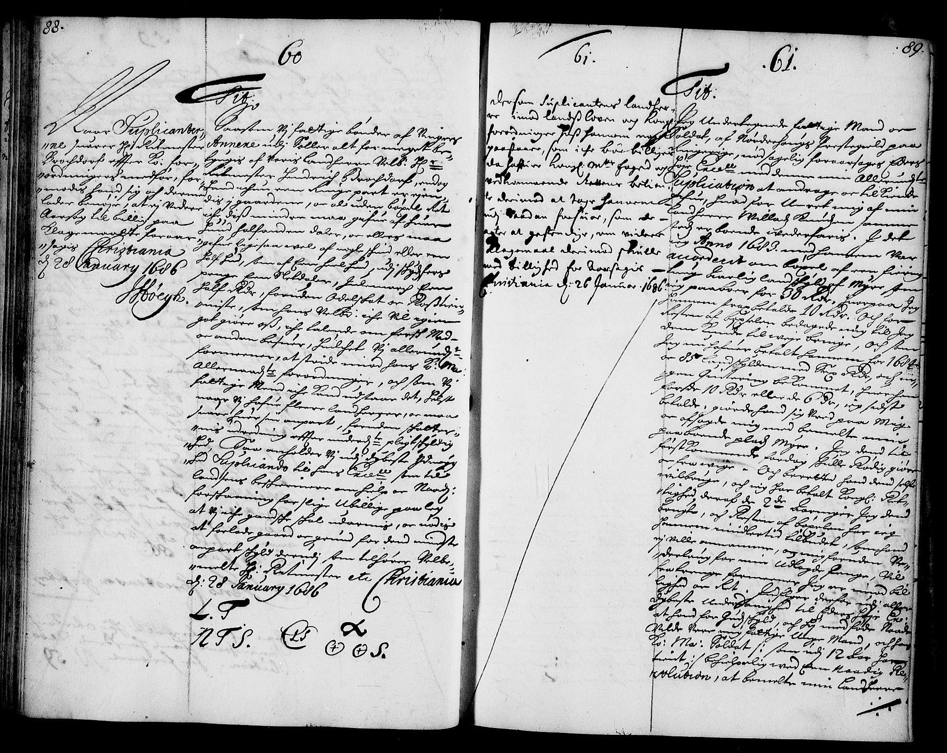Stattholderembetet 1572-1771, AV/RA-EA-2870/Ae/L0002: Supplikasjons- og resolusjonsprotokoll, 1686, p. 88-89