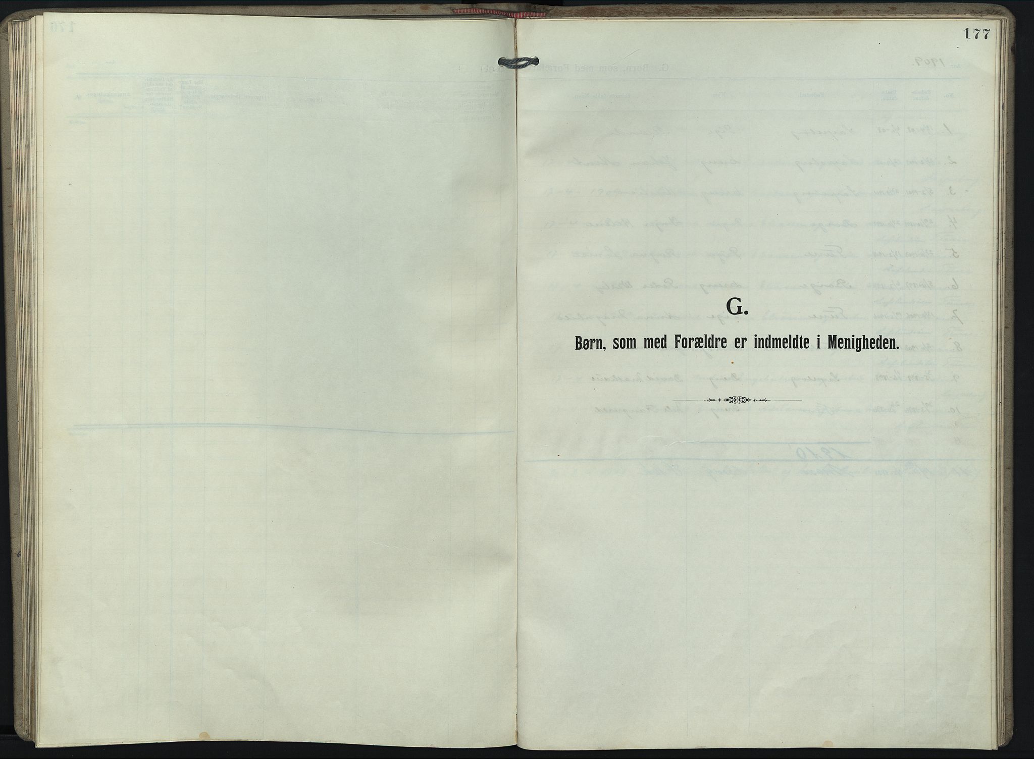 Den Evangeliske Brødremenighed i Sarpsborg, SAO/PAO-0257/F/L0001: Dissenter register no. 1, 1909-1917, p. 177
