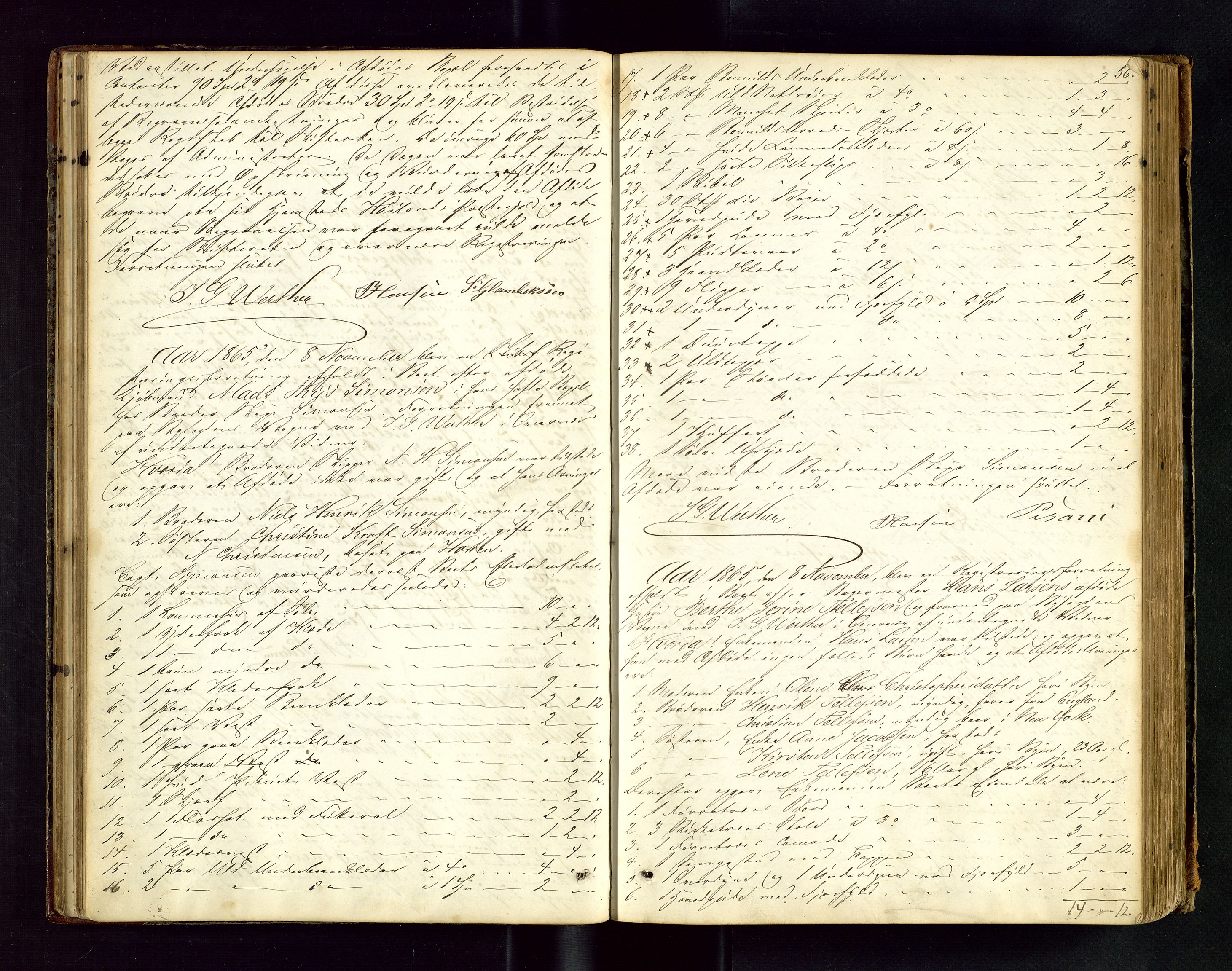 Stavanger byfogd, AV/SAST-A-101408/001/5/50/503BA/L0003: Registreringsprotokoll, 1864-1882, p. 56