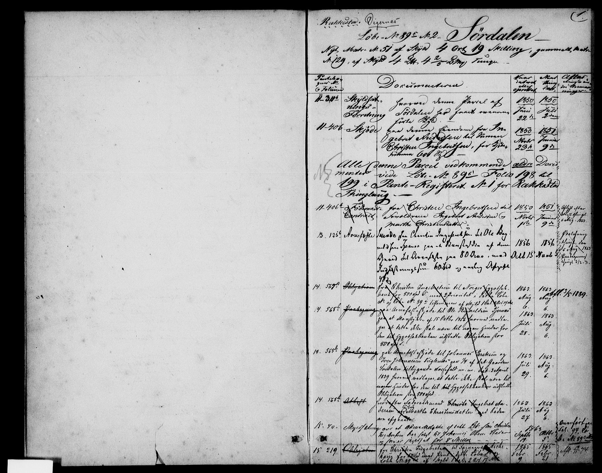 Rakkestad sorenskriveri, SAO/A-10686/G/Ga/Gac/L0004: Mortgage register no. III 4, 1849-1897, p. 1