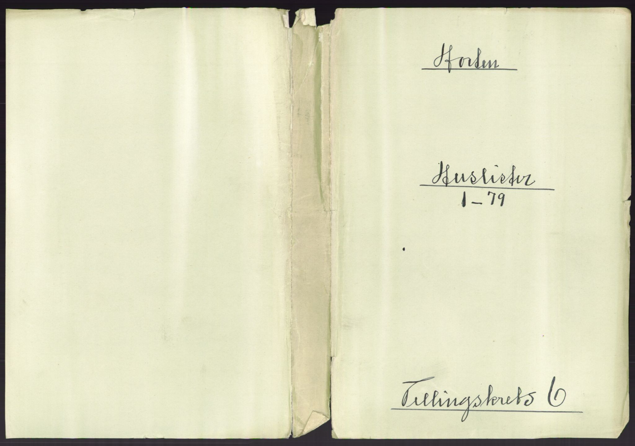 RA, 1891 census for 0703 Horten, 1891, p. 545