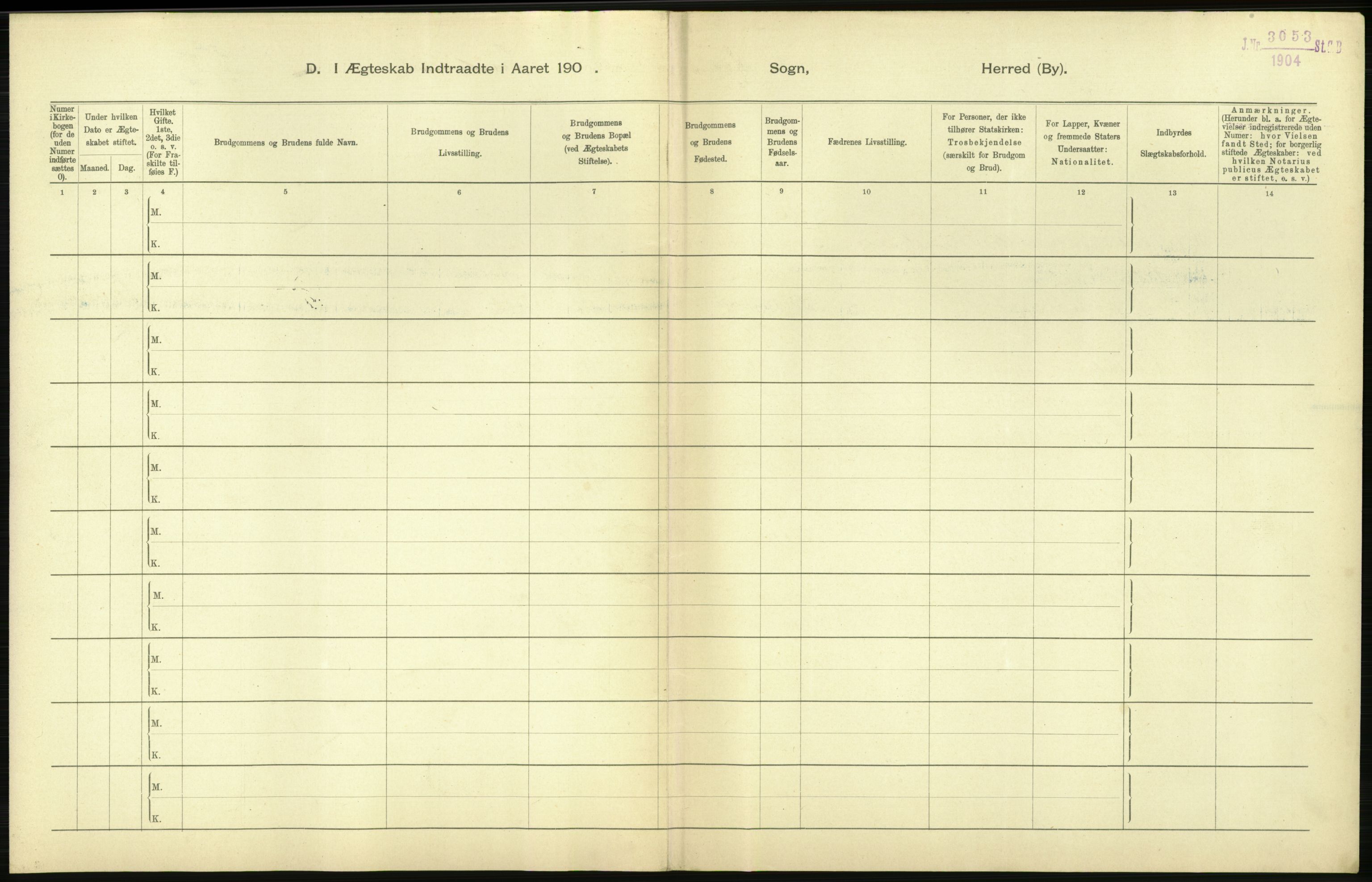 Statistisk sentralbyrå, Sosiodemografiske emner, Befolkning, AV/RA-S-2228/D/Df/Dfa/Dfaa/L0022: Finnmarkens amt: Fødte, gifte, døde., 1903, p. 166