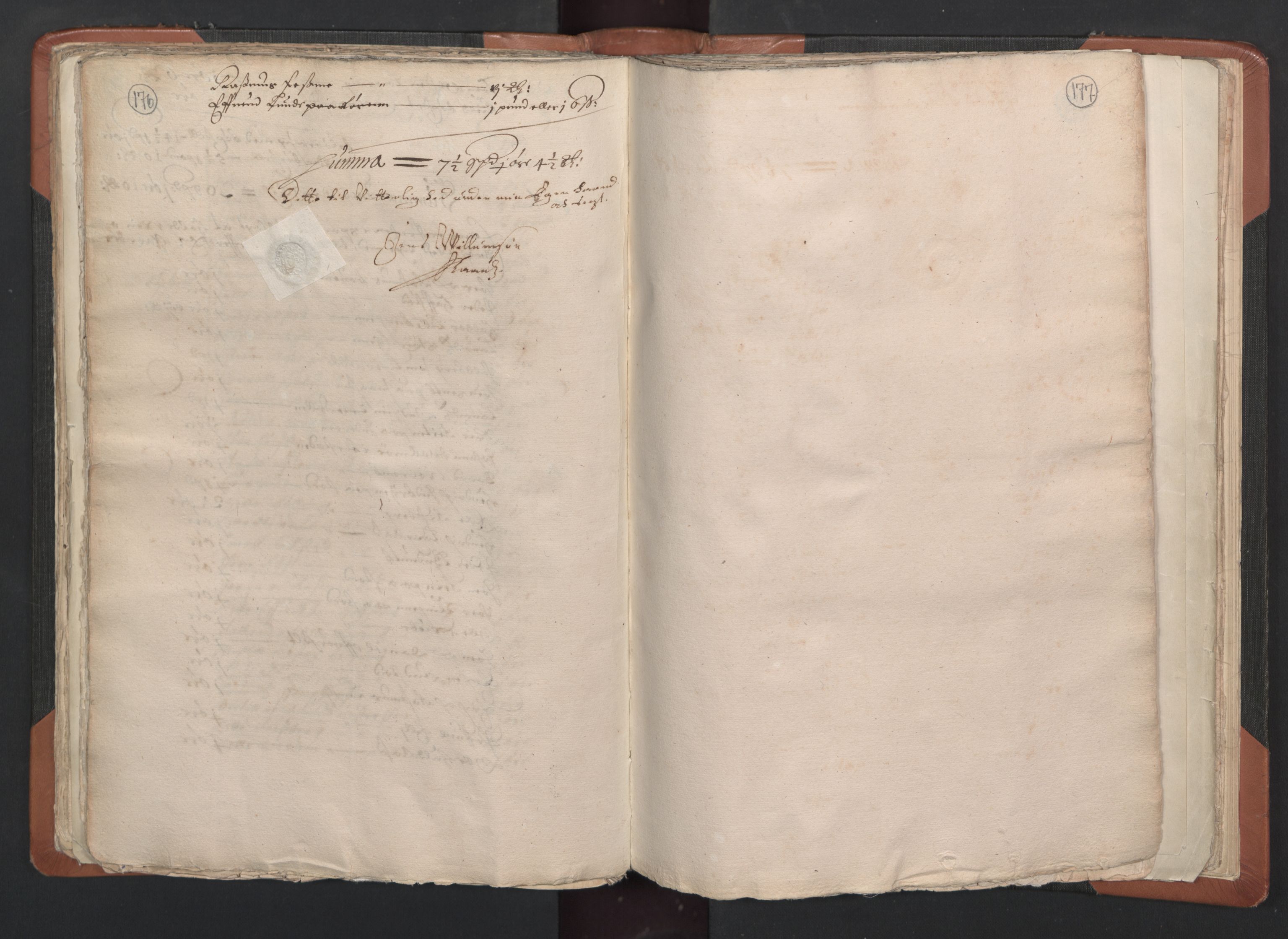 RA, Vicar's Census 1664-1666, no. 33: Innherad deanery, 1664-1666, p. 176-177