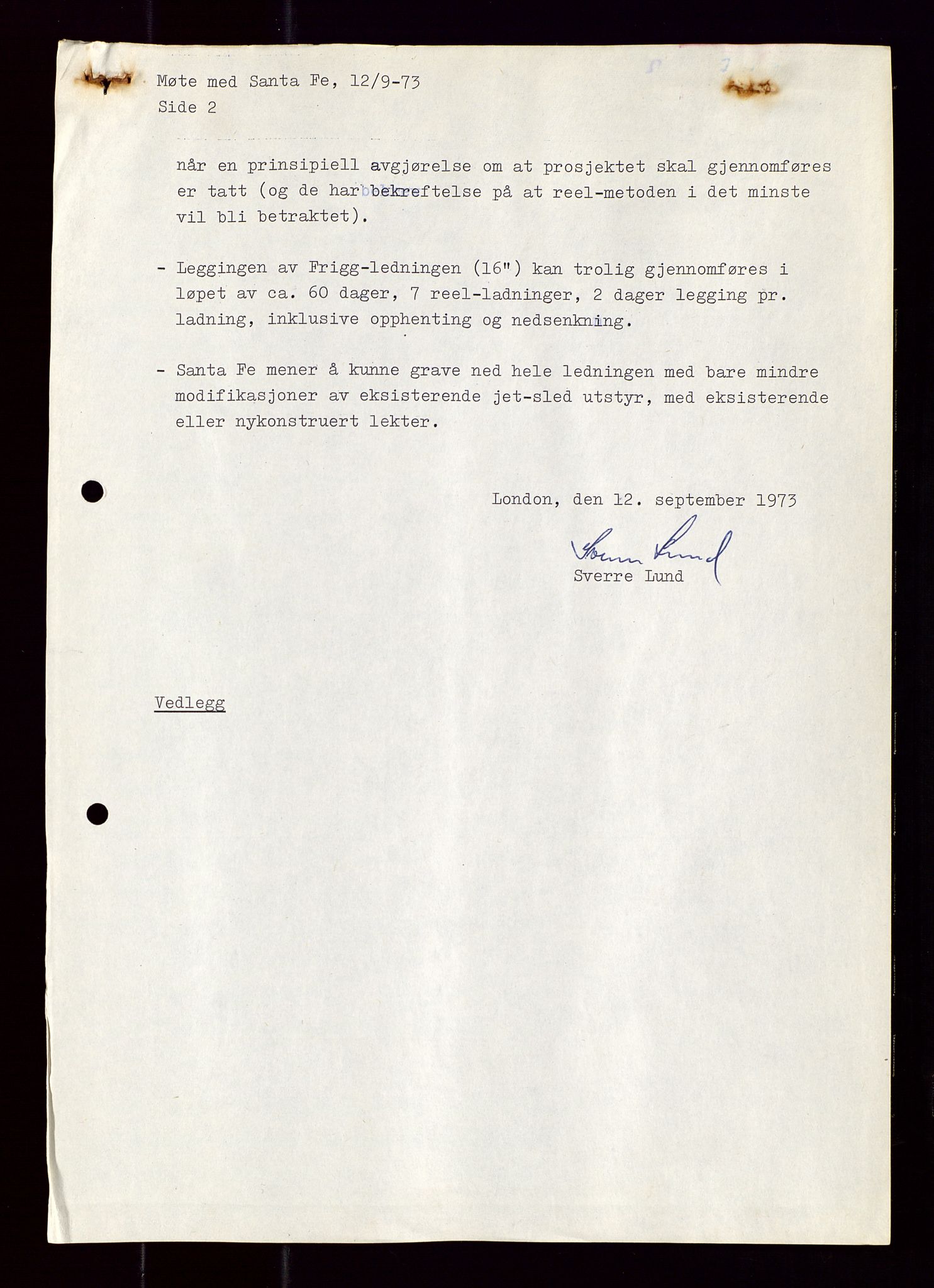 Industridepartementet, Oljekontoret, AV/SAST-A-101348/Di/L0001: DWP, møter juni - november, komiteemøter nr. 19 - 26, 1973-1974, p. 240