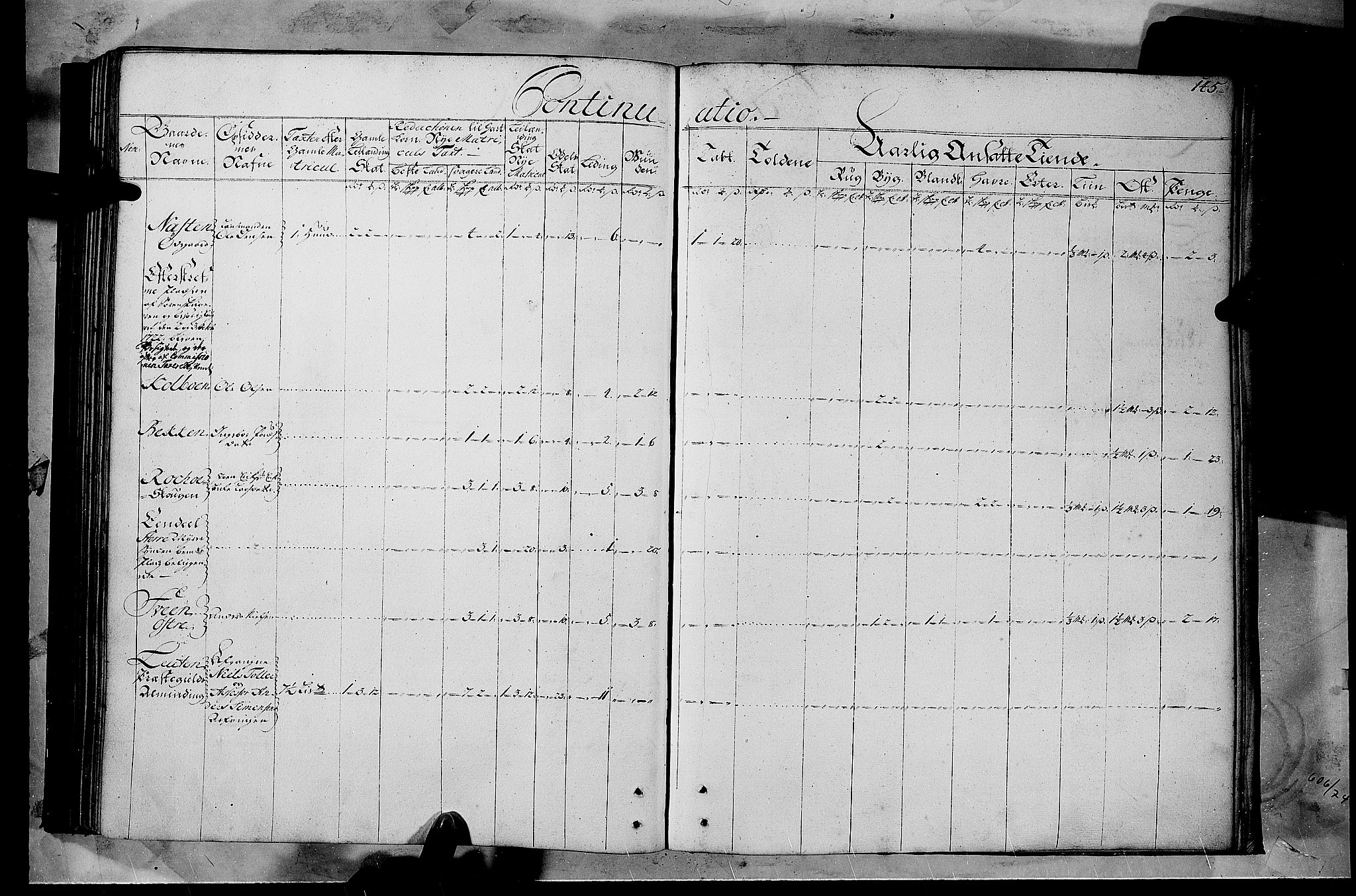 Rentekammeret inntil 1814, Realistisk ordnet avdeling, AV/RA-EA-4070/N/Nb/Nbf/L0103b: Hedmark matrikkelprotokoll, 1723, p. 144b-145a