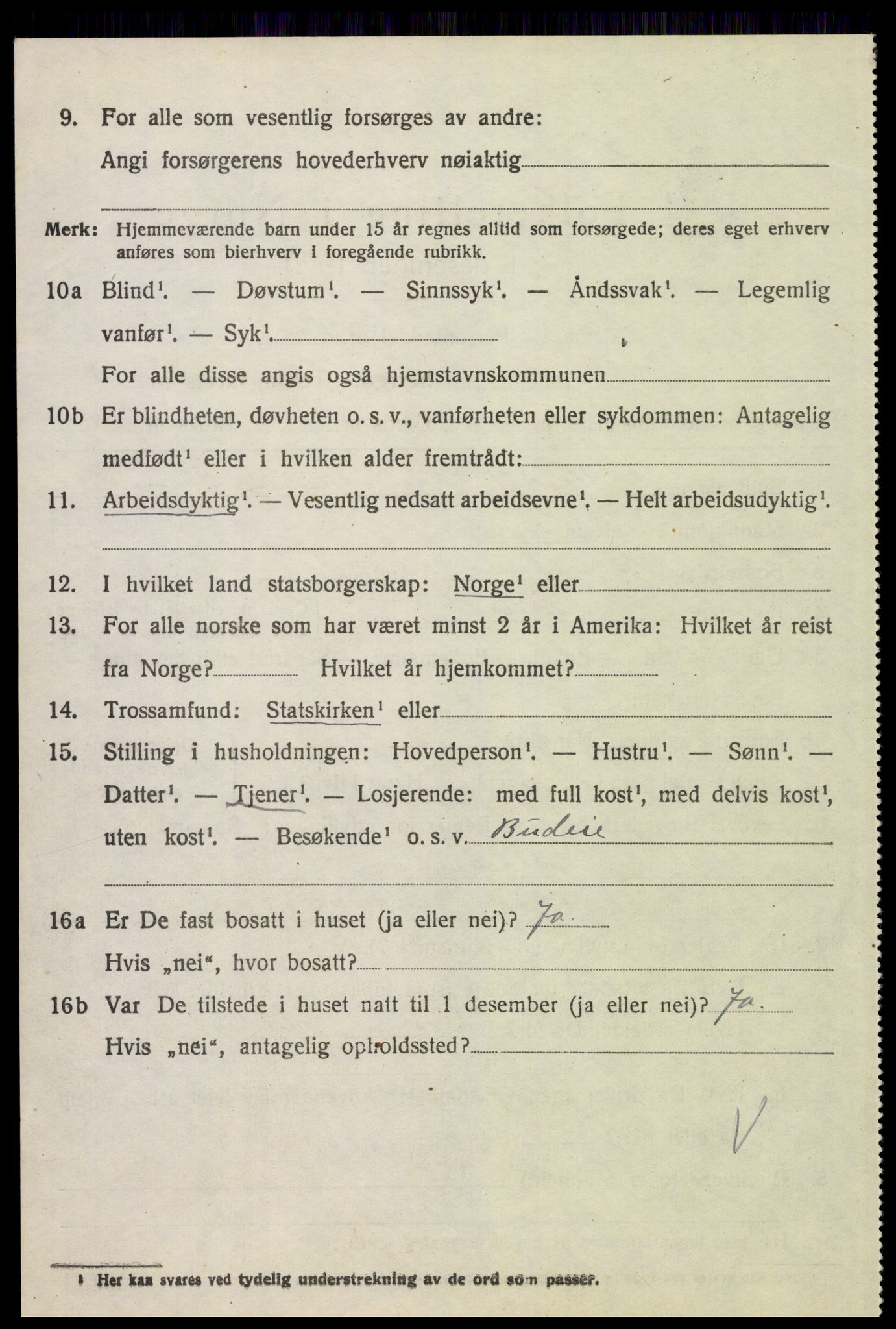 SAH, 1920 census for Alvdal, 1920, p. 1681