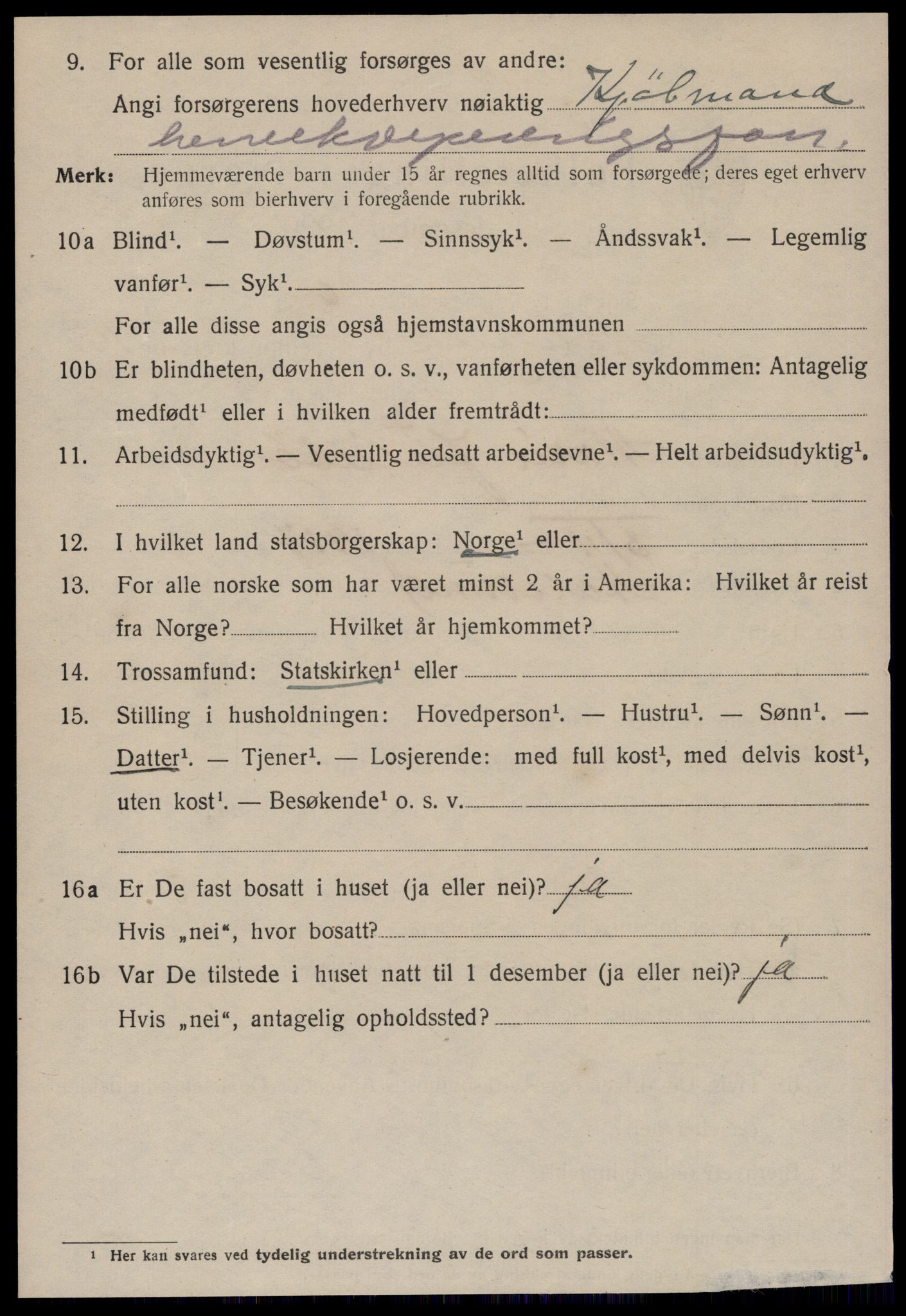 SAT, 1920 census for Ålesund, 1920, p. 30533