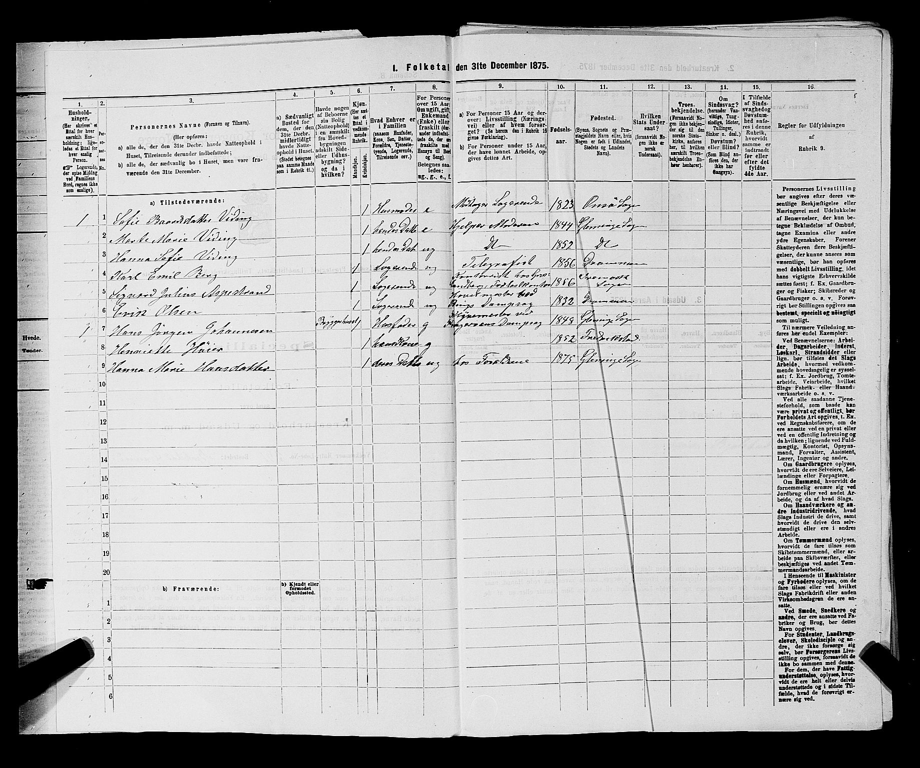 RA, 1875 census for 0132L Fredrikstad/Glemmen, 1875, p. 247