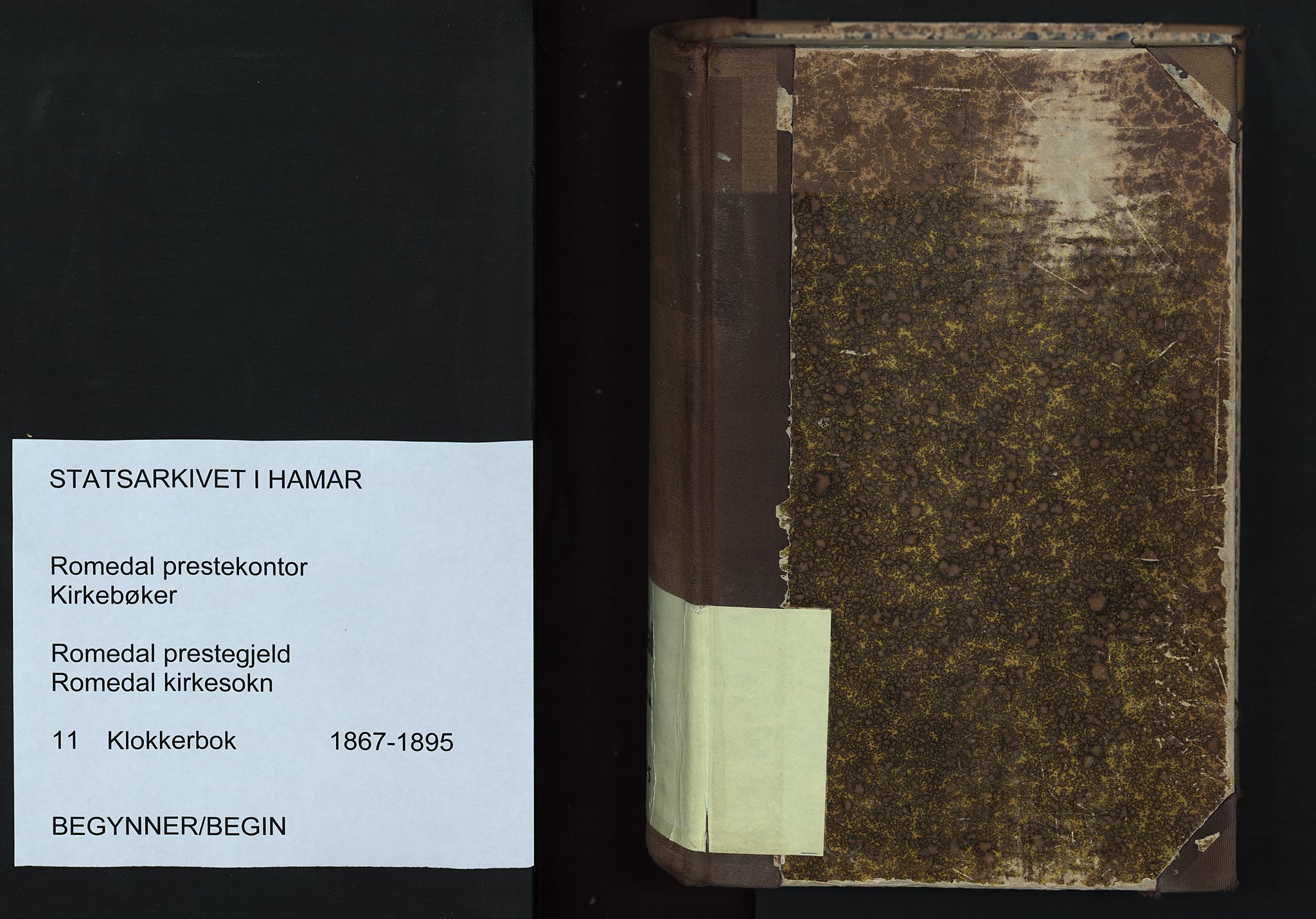 Romedal prestekontor, AV/SAH-PREST-004/L/L0011: Parish register (copy) no. 11, 1867-1895
