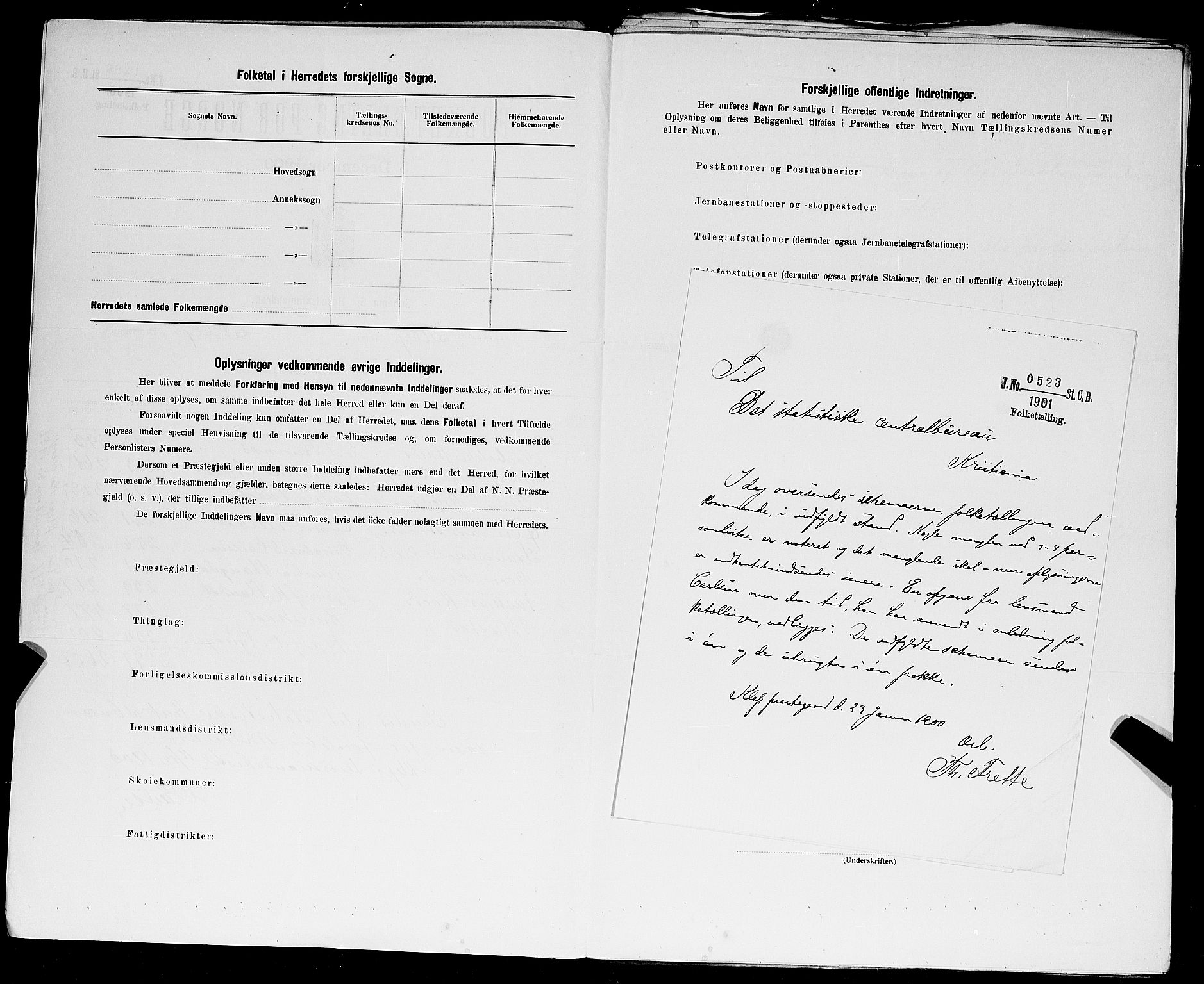 SAST, 1900 census for Klepp, 1900, p. 14