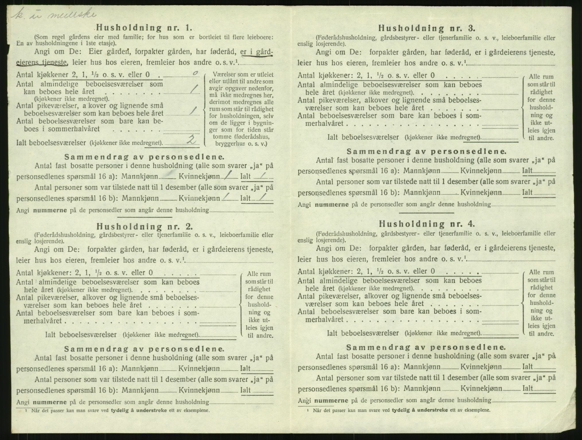 SAT, 1920 census for Surnadal, 1920, p. 1068