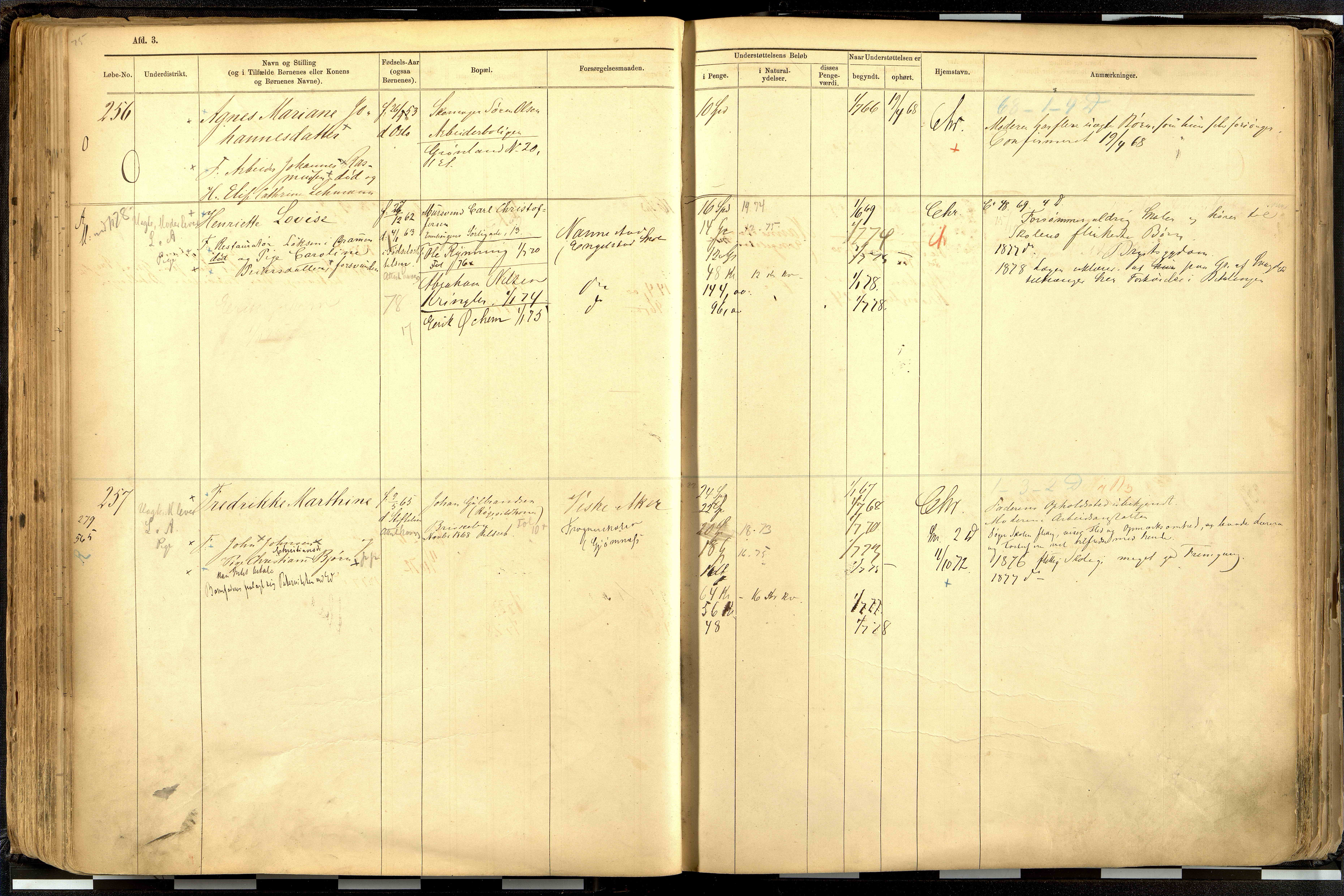 Fattigvesenet, OBA/A-20045/H/Hd/L0001: Manntallsprotokoll. Mnr. 1-644, 1865-1879, p. 131