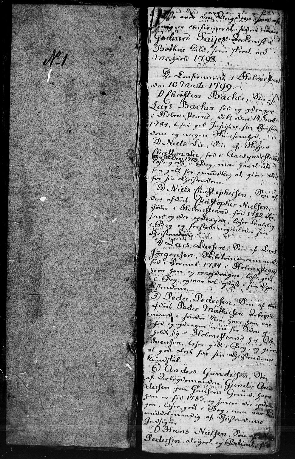 Botne kirkebøker, AV/SAKO-A-340/F/Fa/L0004: Parish register (official) no. I 4, 1799-1846