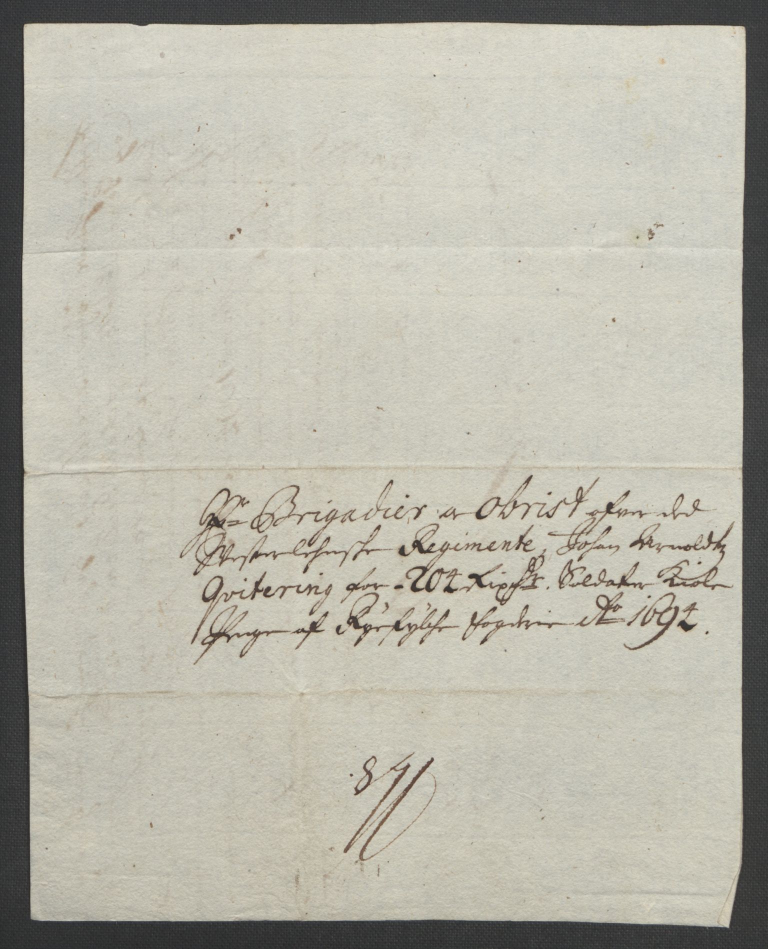 Rentekammeret inntil 1814, Reviderte regnskaper, Fogderegnskap, AV/RA-EA-4092/R47/L2857: Fogderegnskap Ryfylke, 1694-1696, p. 100