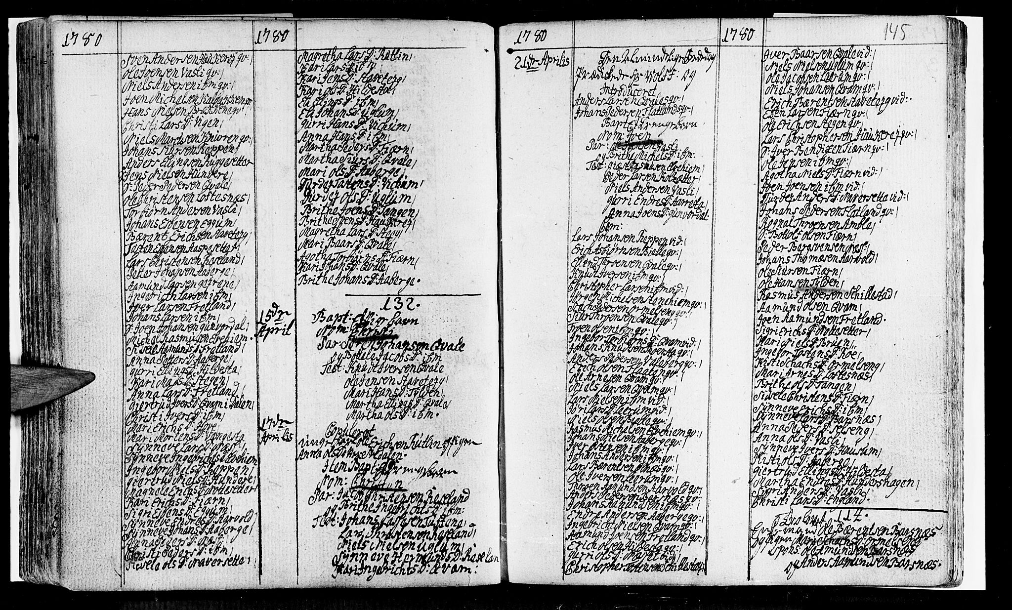 Sogndal sokneprestembete, AV/SAB-A-81301/H/Haa/Haaa/L0005: Parish register (official) no. A 5, 1768-1782, p. 145