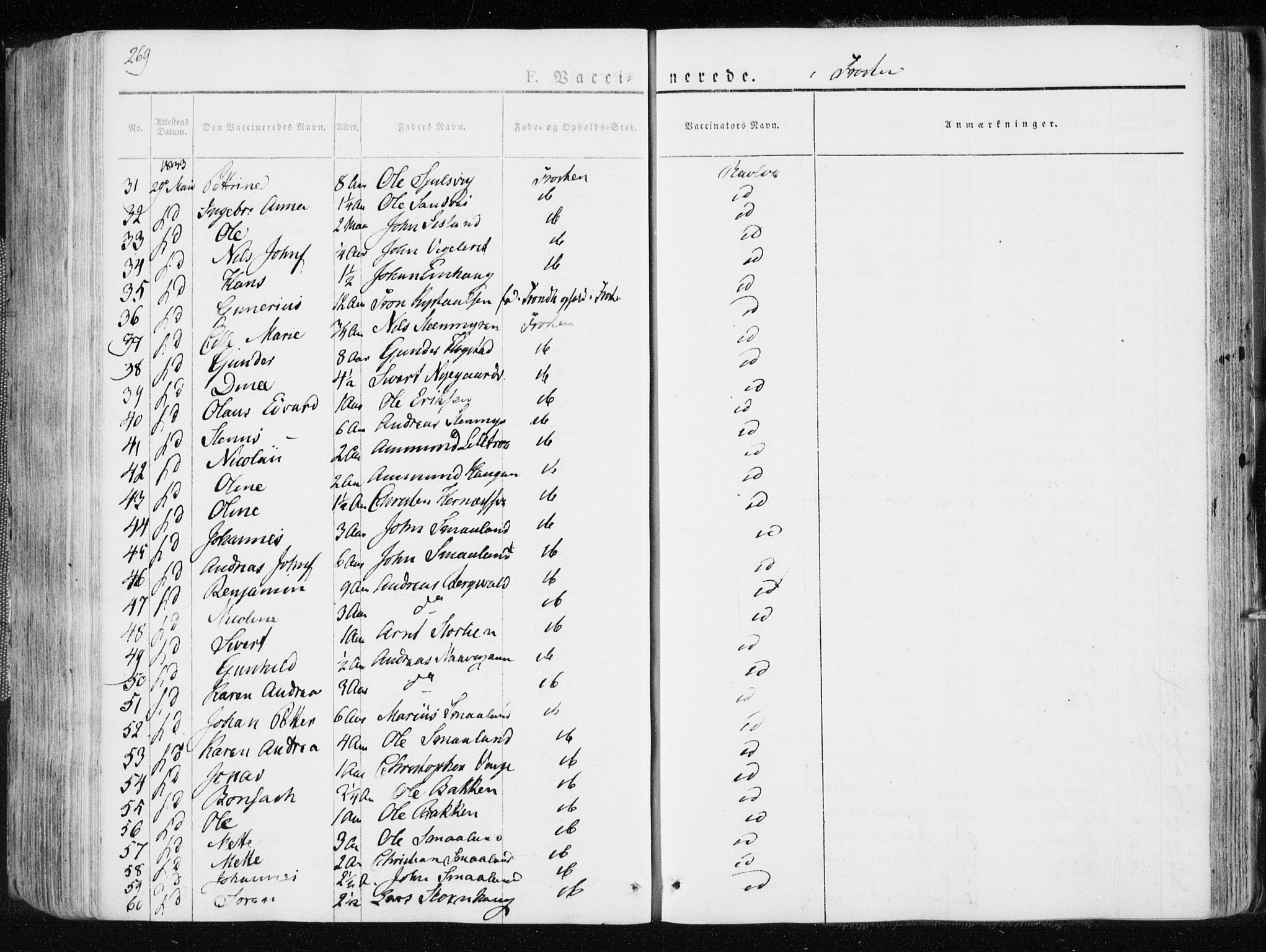 Ministerialprotokoller, klokkerbøker og fødselsregistre - Nord-Trøndelag, AV/SAT-A-1458/713/L0114: Parish register (official) no. 713A05, 1827-1839, p. 269