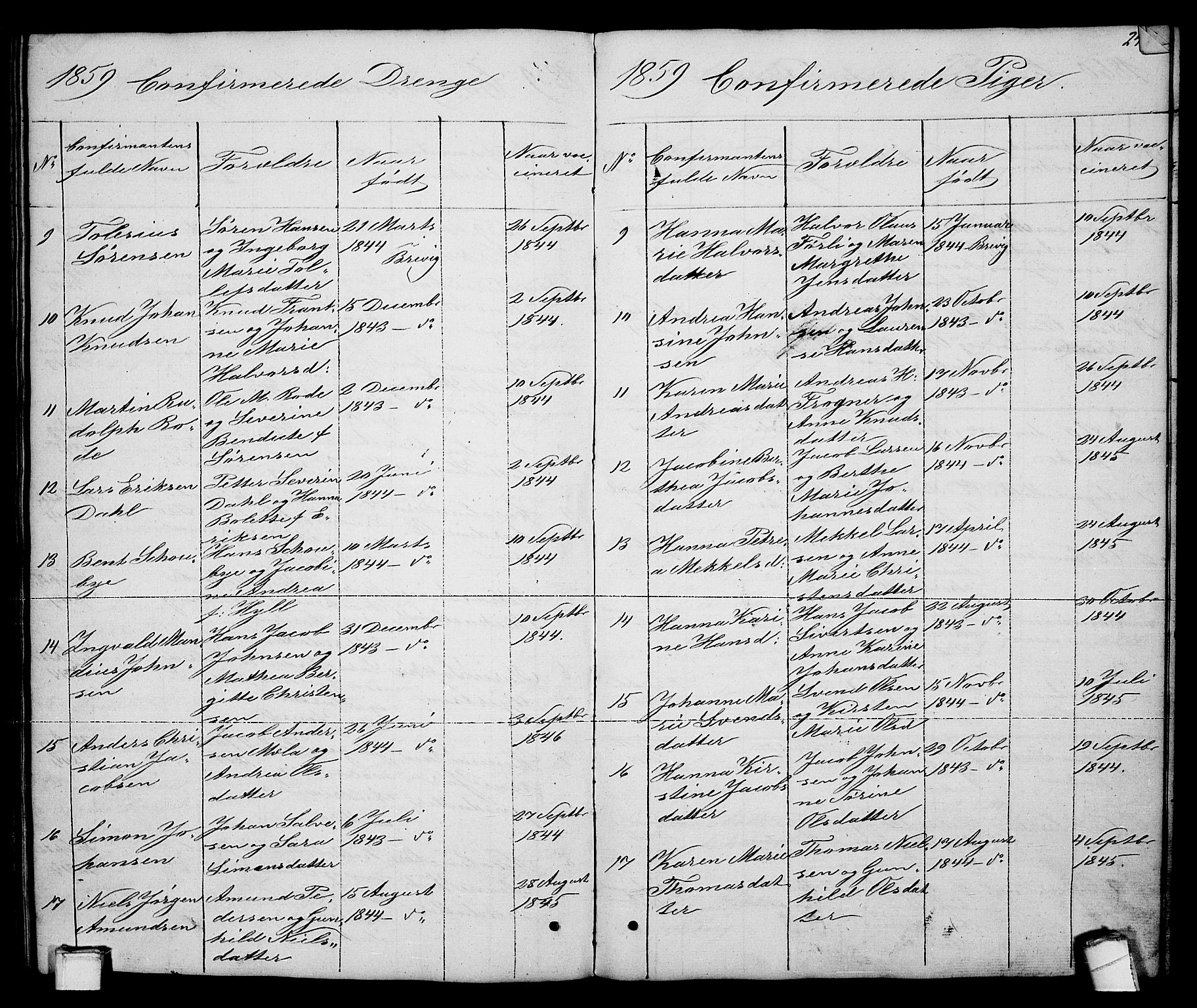 Brevik kirkebøker, SAKO/A-255/G/Ga/L0002: Parish register (copy) no. 2, 1846-1865, p. 248