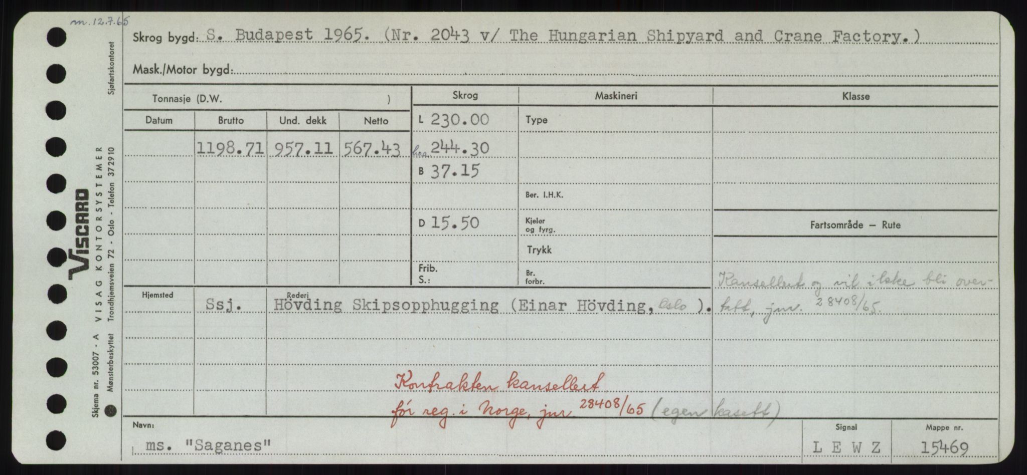 Sjøfartsdirektoratet med forløpere, Skipsmålingen, AV/RA-S-1627/H/Hd/L0031: Fartøy, Rju-Sam, p. 561