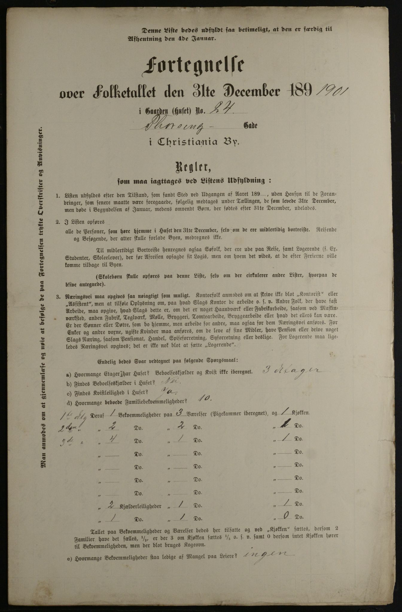 OBA, Municipal Census 1901 for Kristiania, 1901, p. 16801