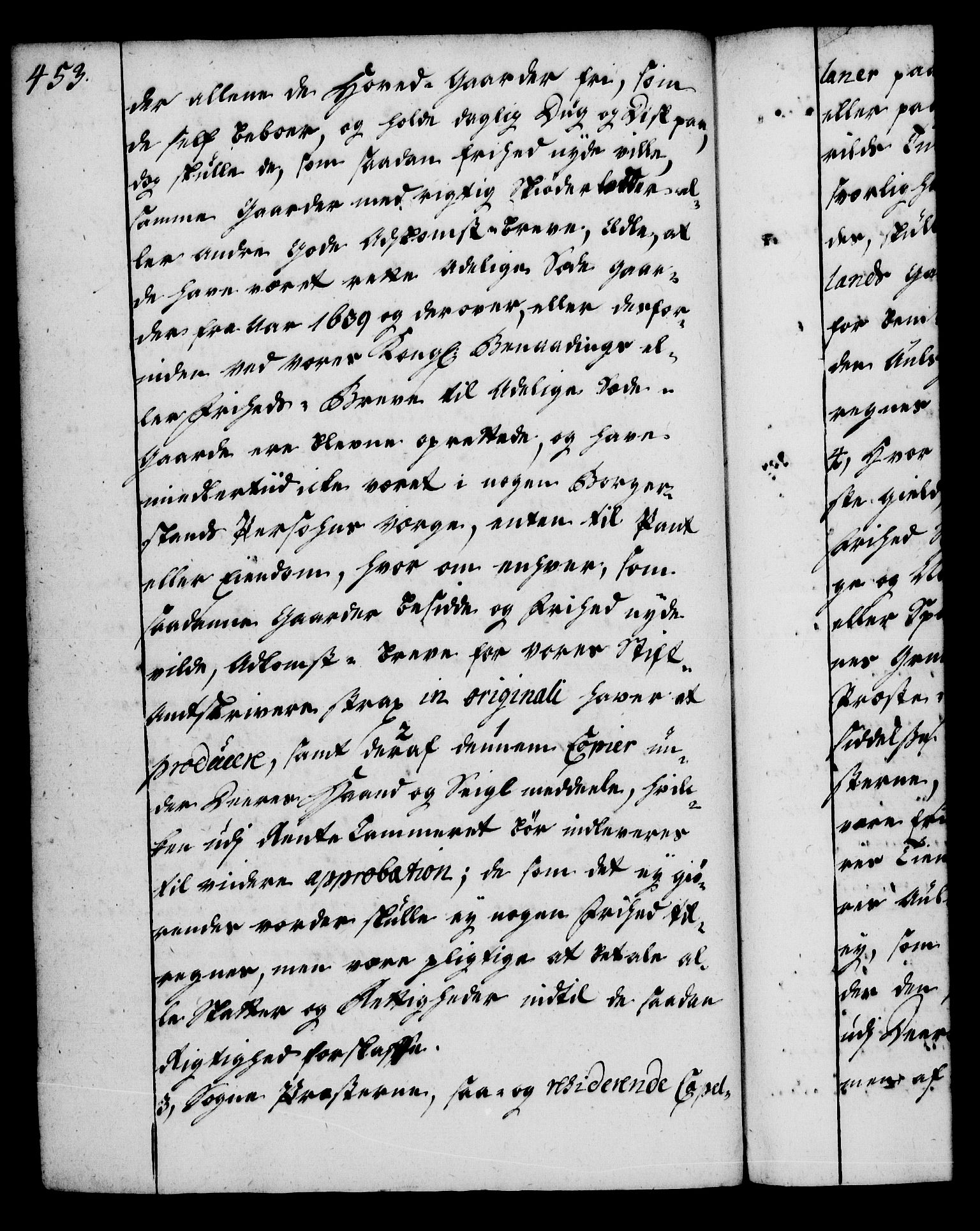 Rentekammeret, Kammerkanselliet, AV/RA-EA-3111/G/Gg/Gga/L0004: Norsk ekspedisjonsprotokoll med register (merket RK 53.4), 1734-1741, p. 453