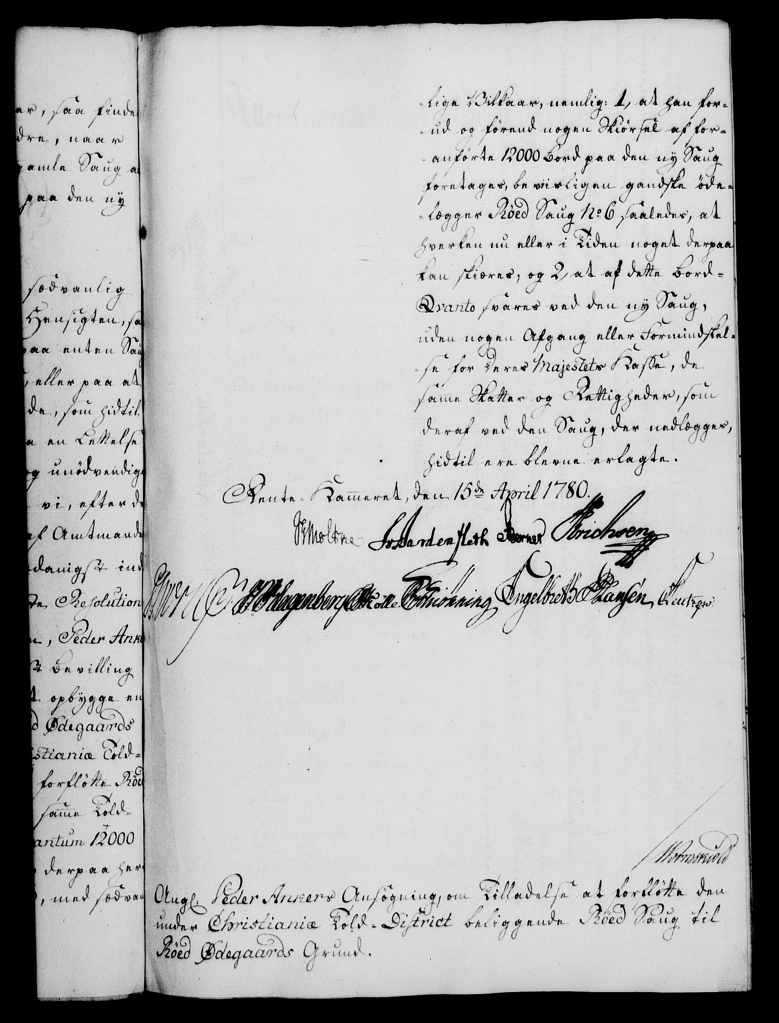 Rentekammeret, Kammerkanselliet, AV/RA-EA-3111/G/Gf/Gfa/L0062: Norsk relasjons- og resolusjonsprotokoll (merket RK 52.62), 1780, p. 179